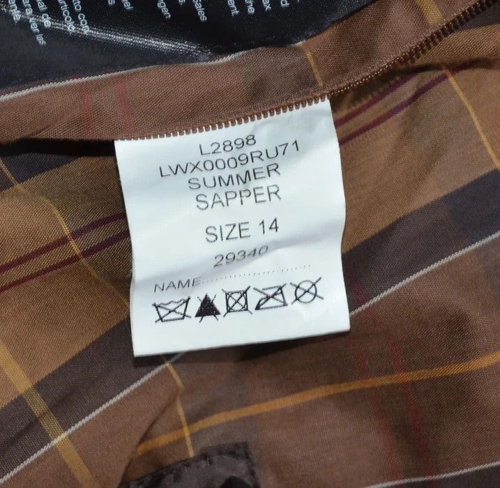 Barbour × Other Barbour L2898 Summer Sapper Wax Women Jacket Casual Waxed Size L / US 10 / IT 46 - 10 Thumbnail