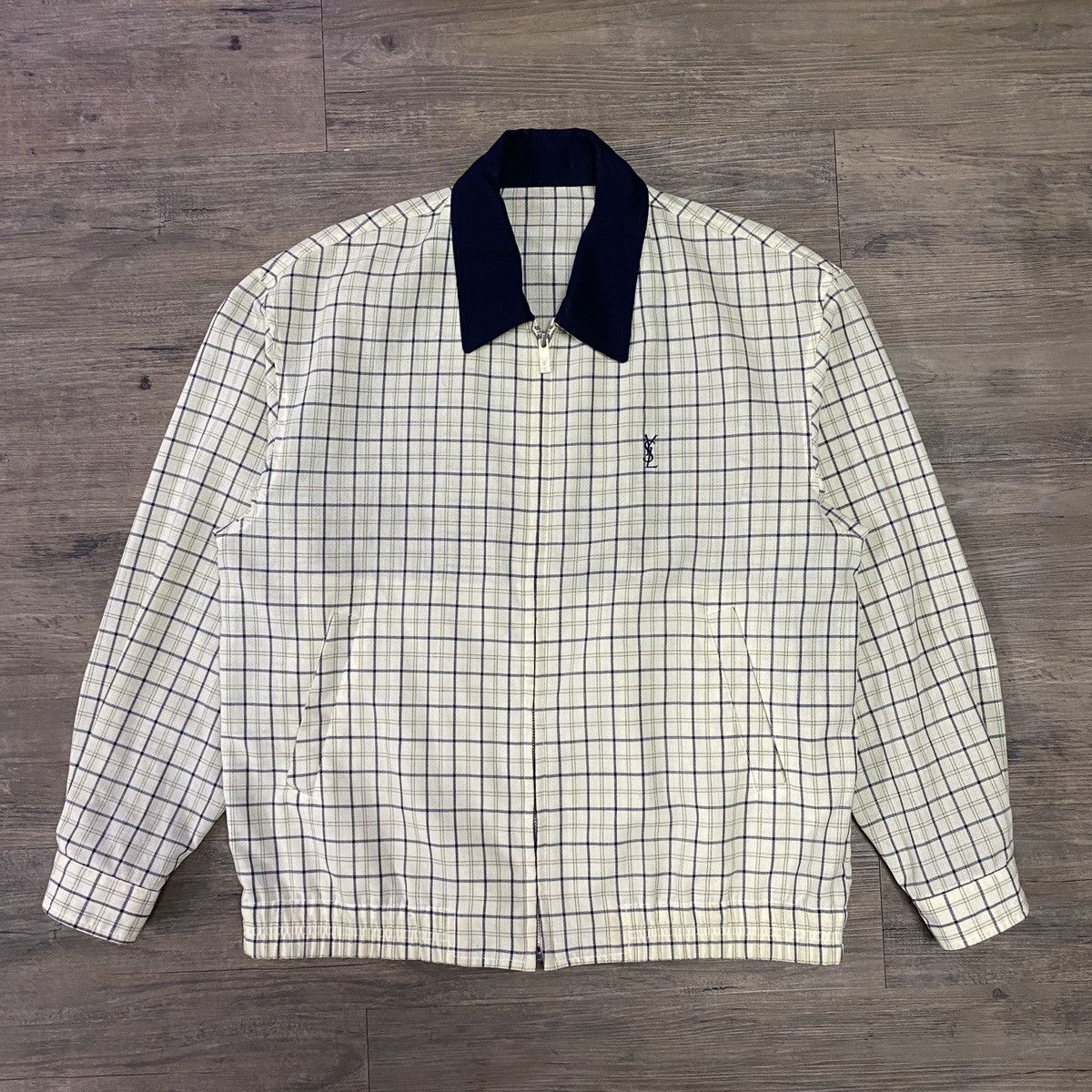 image of YSL Pour Homme Vintage YVES Saint Laurent Jacket in Not Specific, Men's (Size XL)