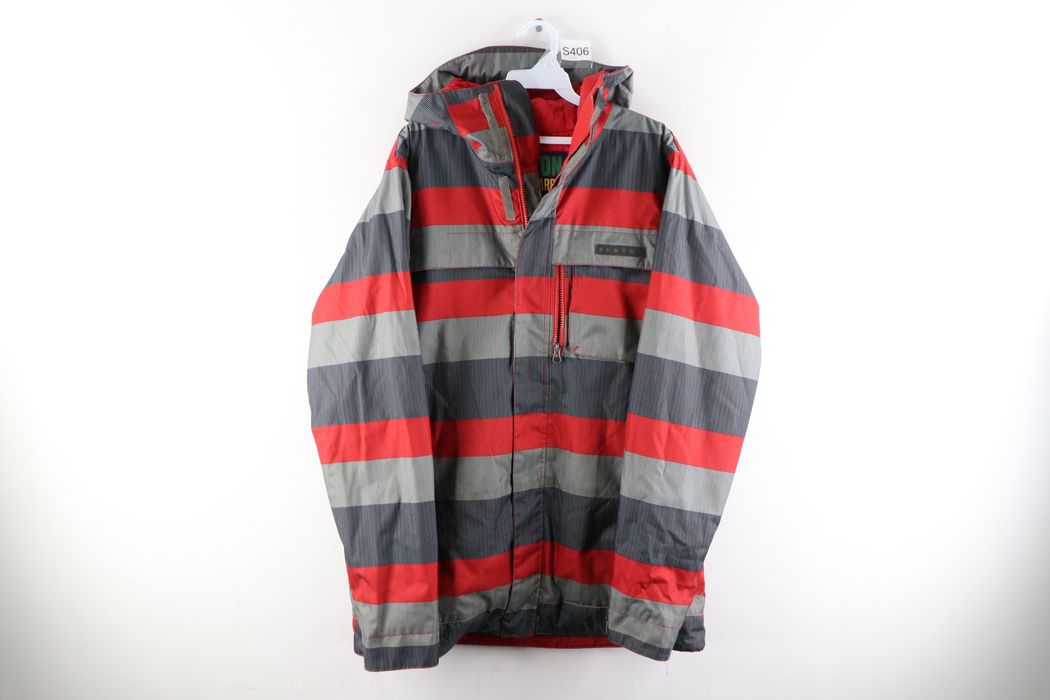 Vintage Burton DryRide Striped Color Block Snowboard Parka Jacket