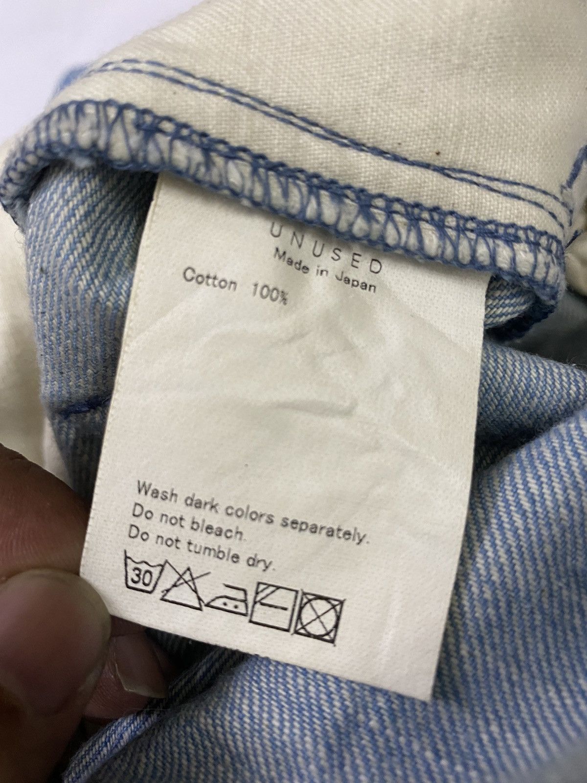 READYMADE Unused X Ready Made Capri Denim Pants Size US 33 - 8 Thumbnail