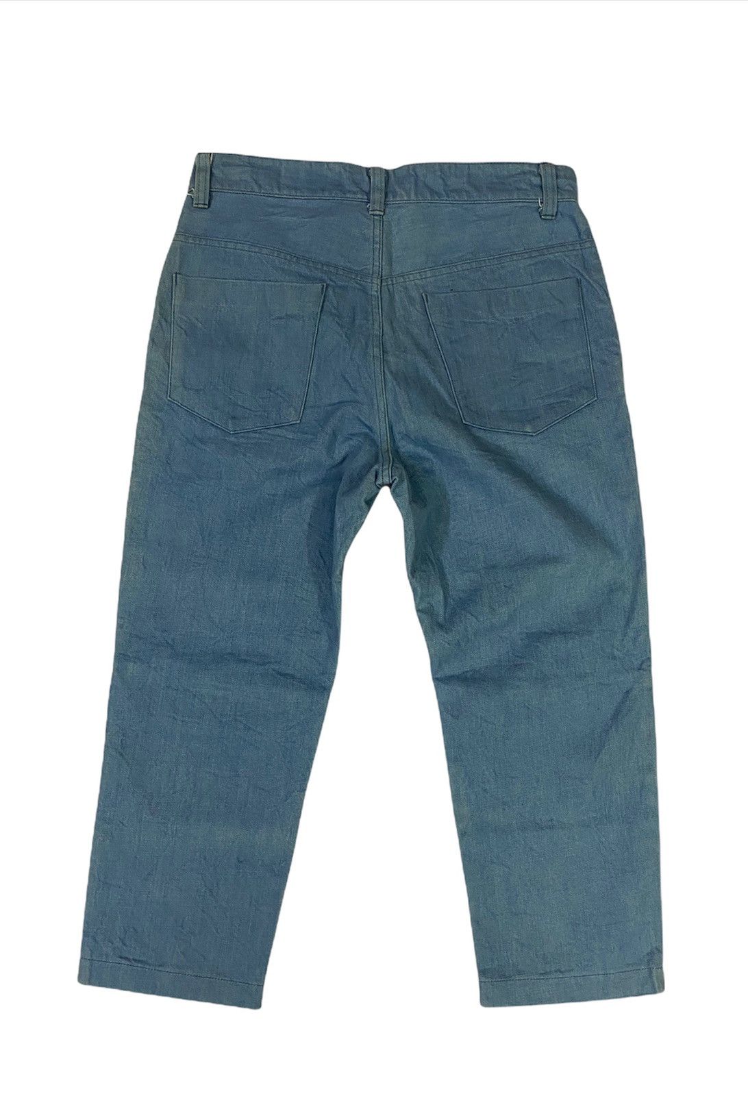 READYMADE Unused X Ready Made Capri Denim Pants Size US 33 - 4 Thumbnail