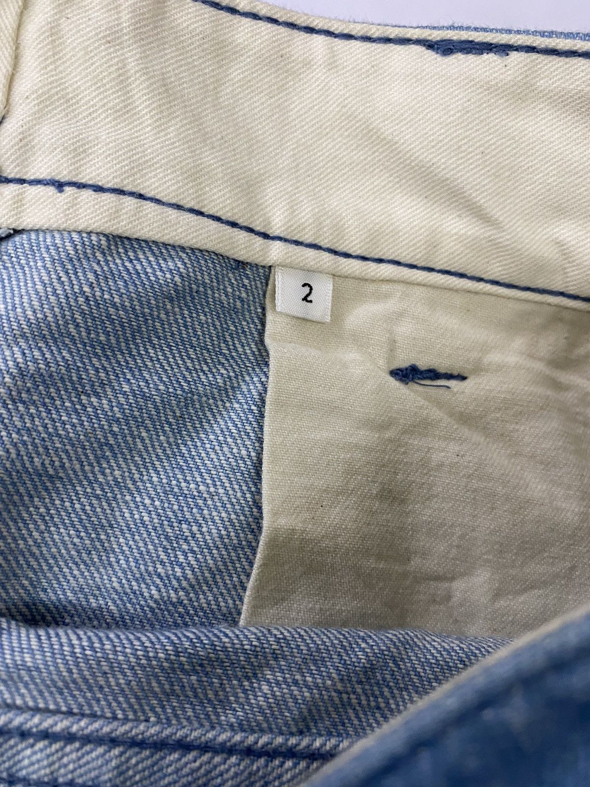 READYMADE Unused X Ready Made Capri Denim Pants Size US 33 - 9 Thumbnail