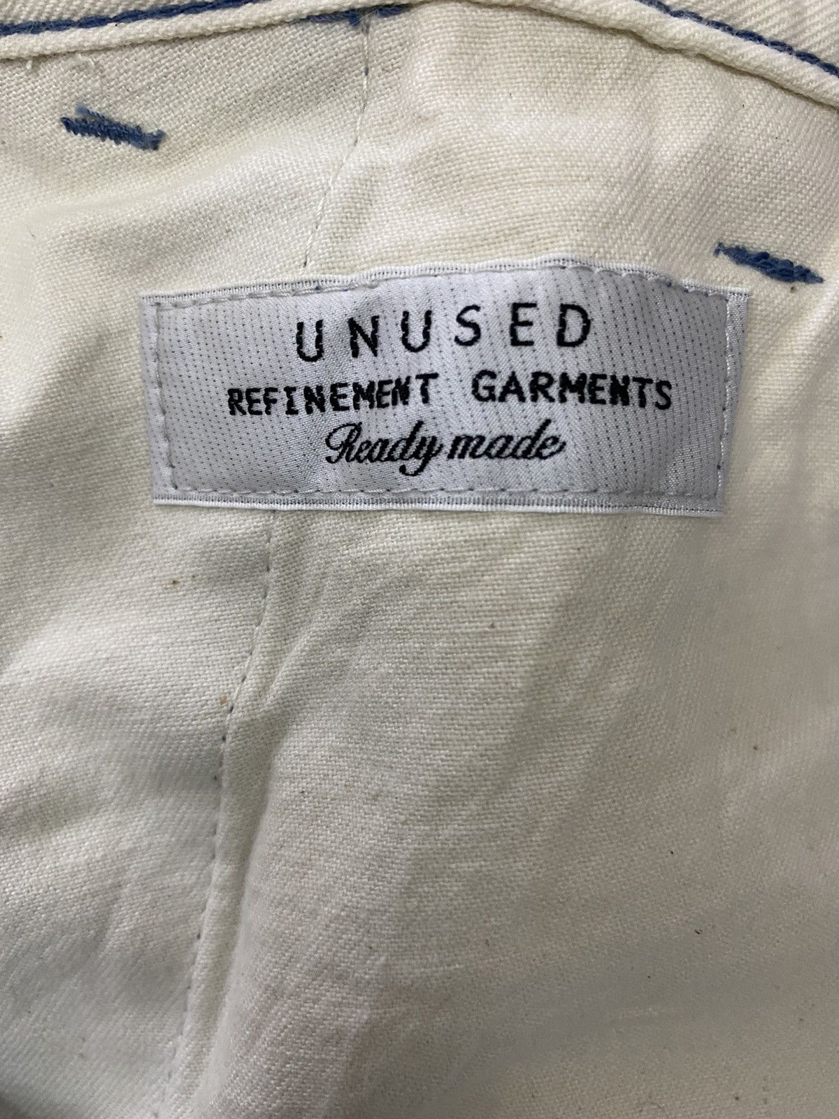 READYMADE Unused X Ready Made Capri Denim Pants Size US 33 - 10 Thumbnail