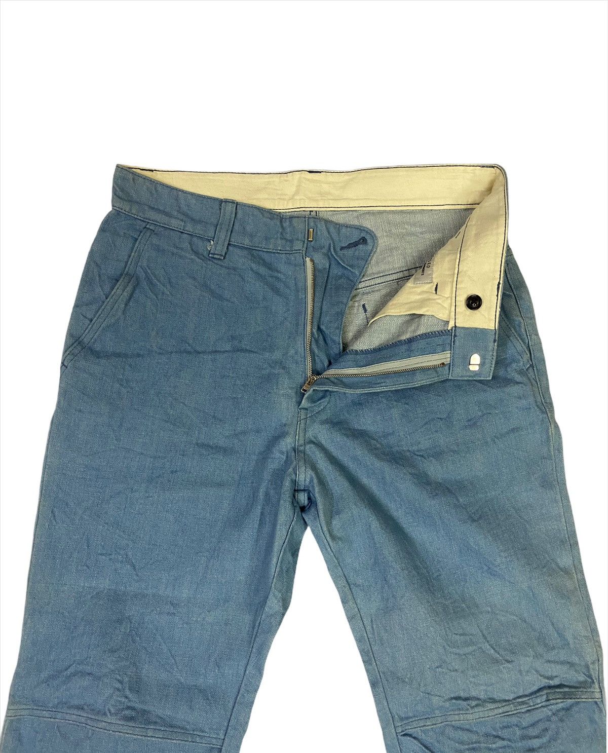 READYMADE Unused X Ready Made Capri Denim Pants Size US 33 - 2 Thumbnail
