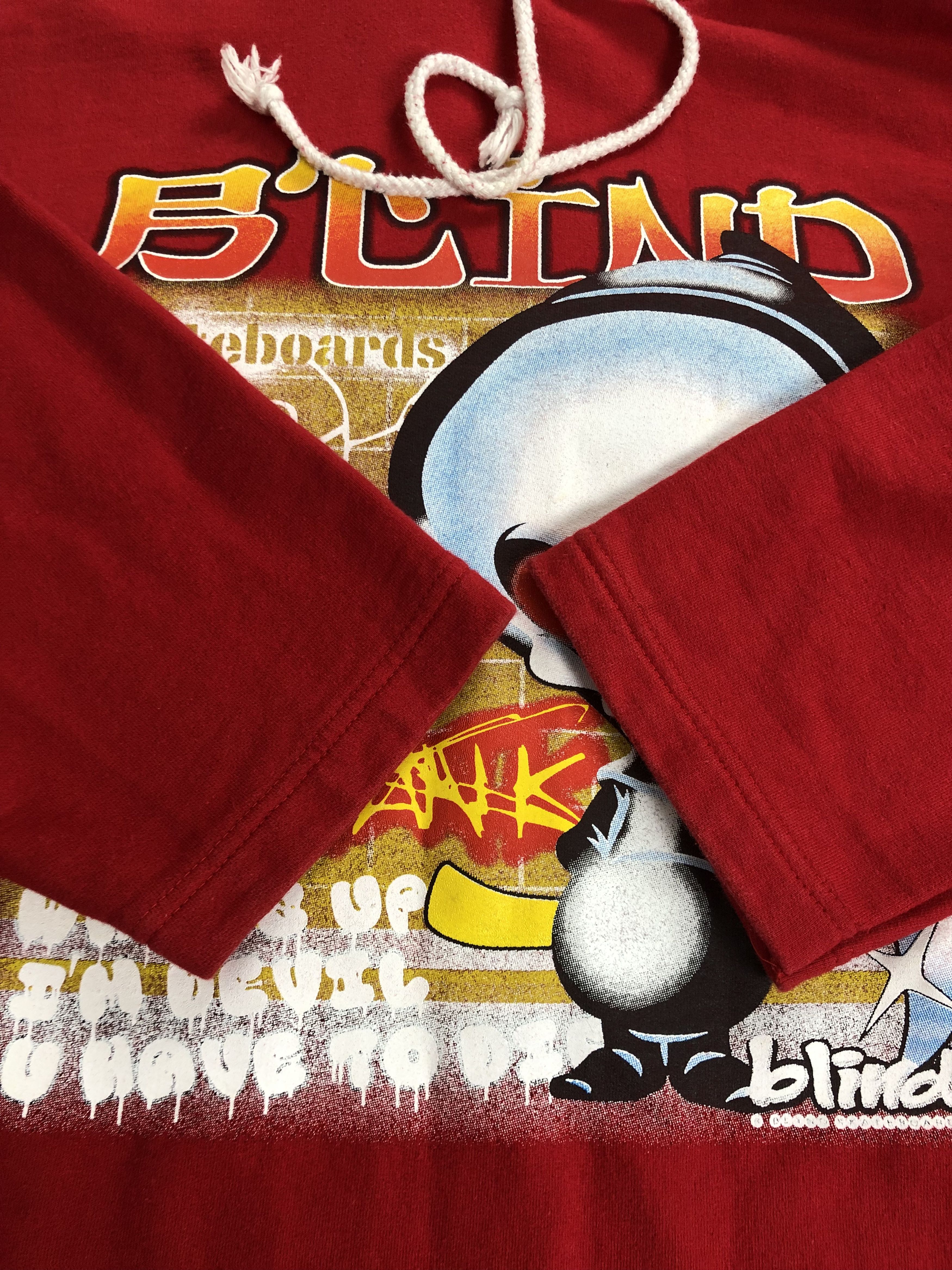 Hook-Ups Vintage 90s Blind Skateboards Reaper hoodie (Alien Workshop Size US L / EU 52-54 / 3 - 8 Thumbnail