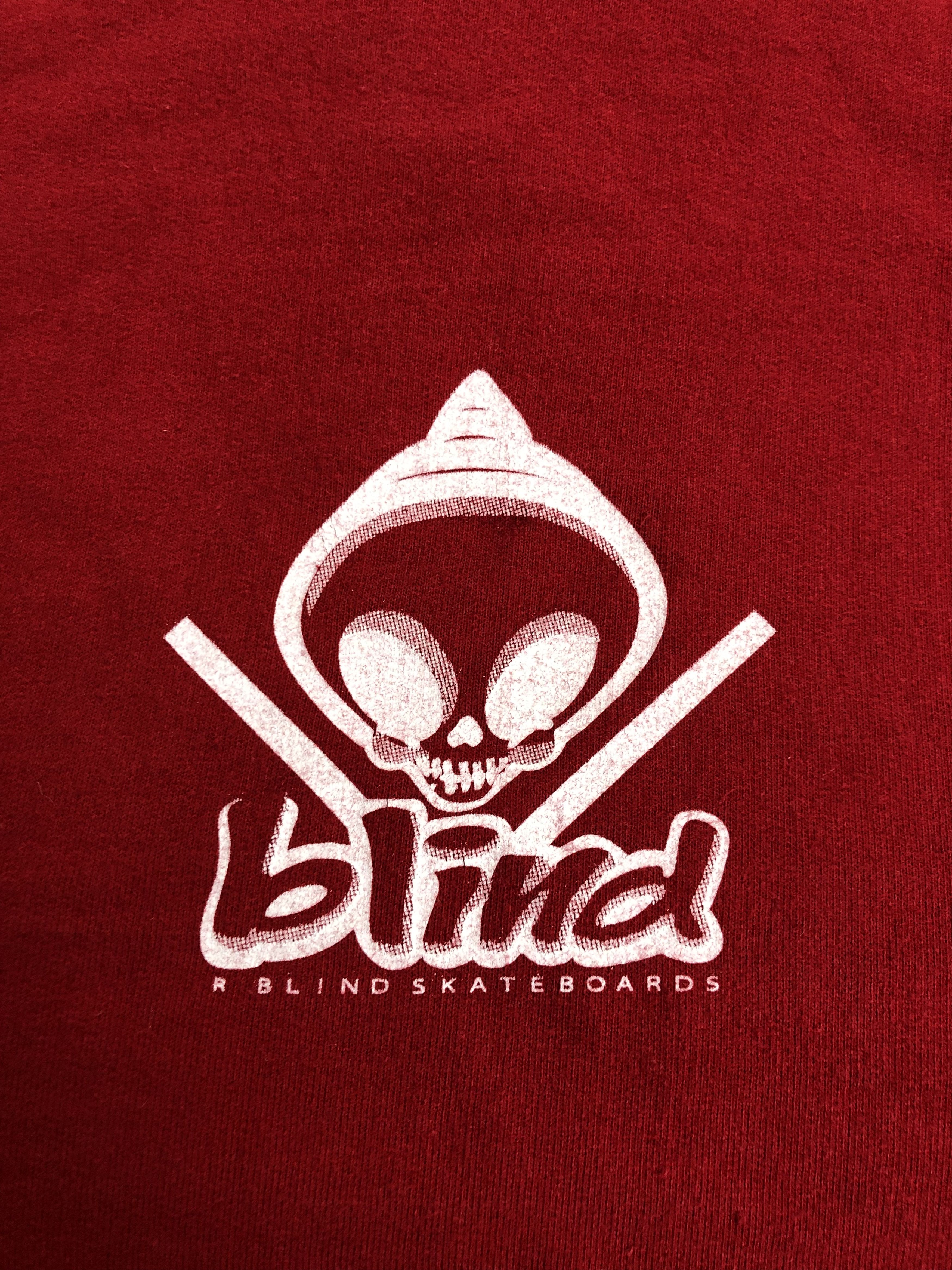 Hook-Ups Vintage 90s Blind Skateboards Reaper hoodie (Alien Workshop Size US L / EU 52-54 / 3 - 7 Thumbnail