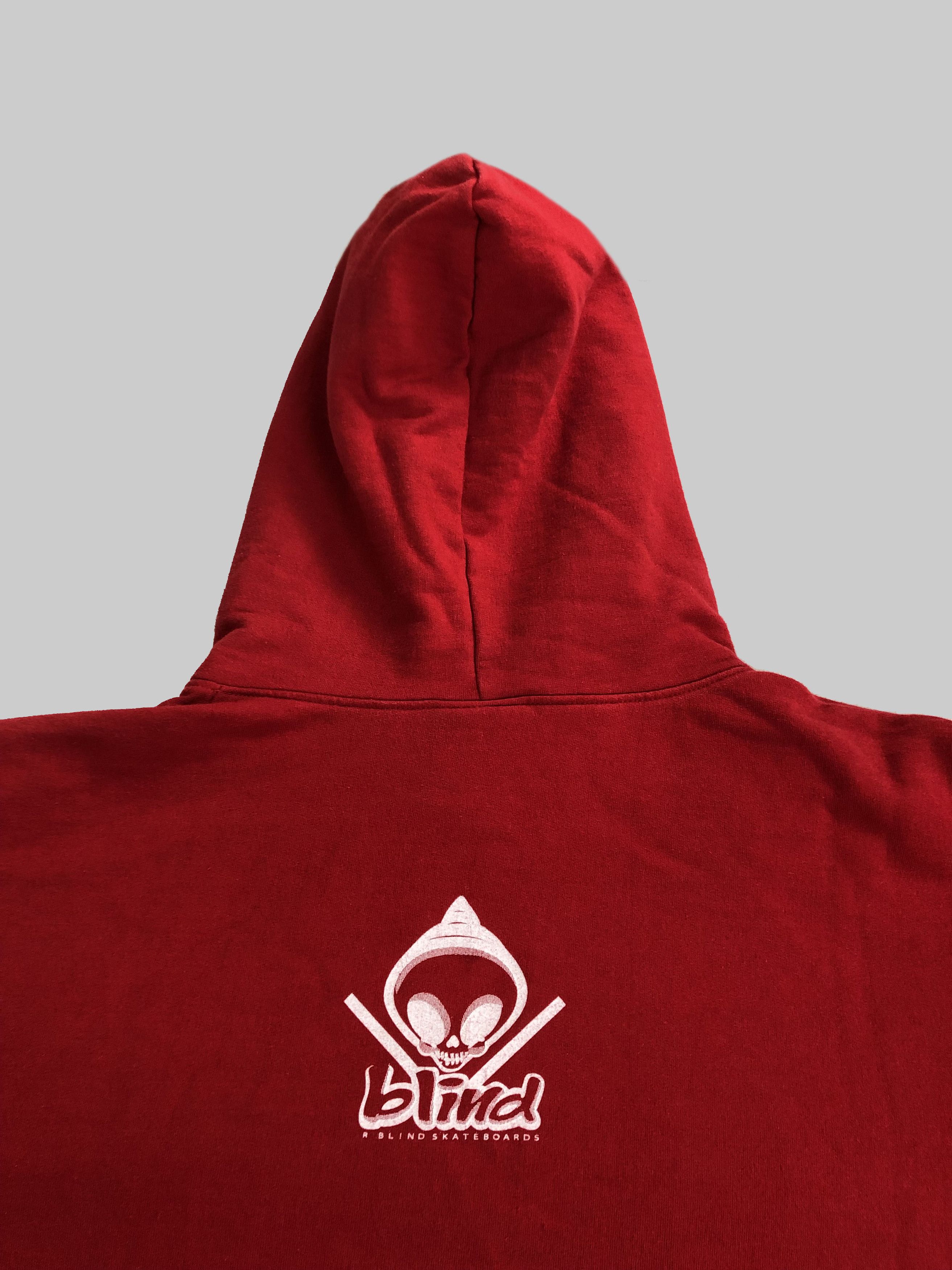 Hook-Ups Vintage 90s Blind Skateboards Reaper hoodie (Alien Workshop Size US L / EU 52-54 / 3 - 6 Thumbnail