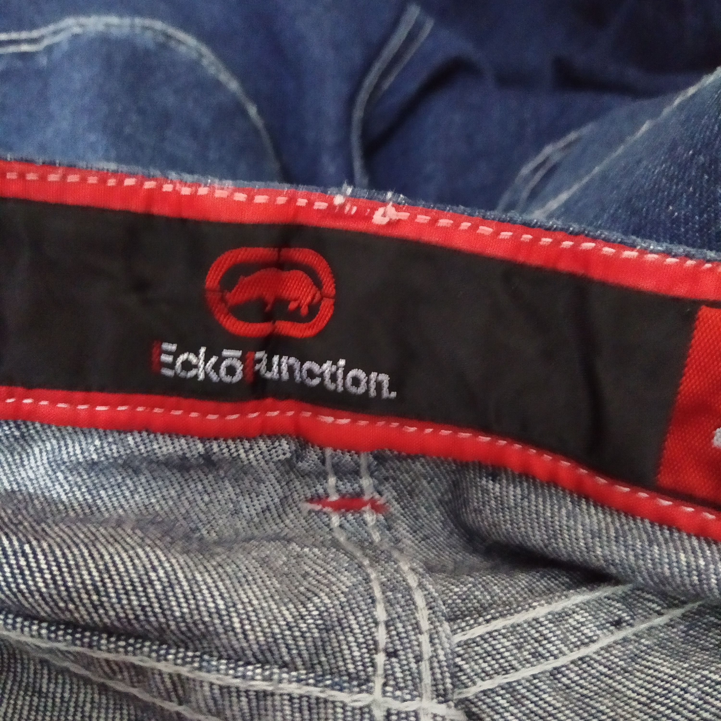 Ecko Unltd. × Vintage 90s ECKO UNLTD FUNCTION DENIM BELT CARPENTER (D271) Size US 31 - 8 Thumbnail