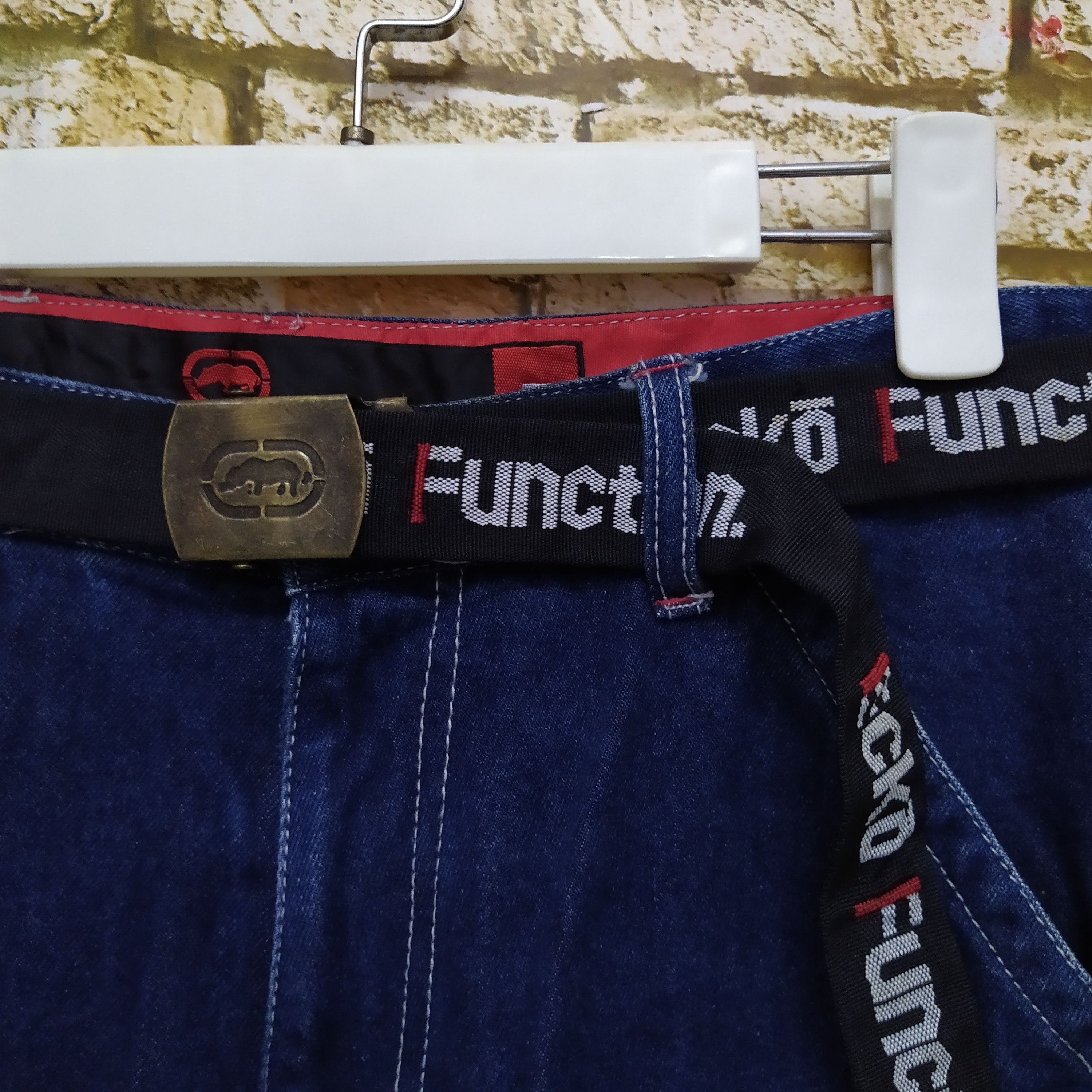 Ecko Unltd. × Vintage 90s ECKO UNLTD FUNCTION DENIM BELT CARPENTER (D271) Size US 31 - 7 Thumbnail