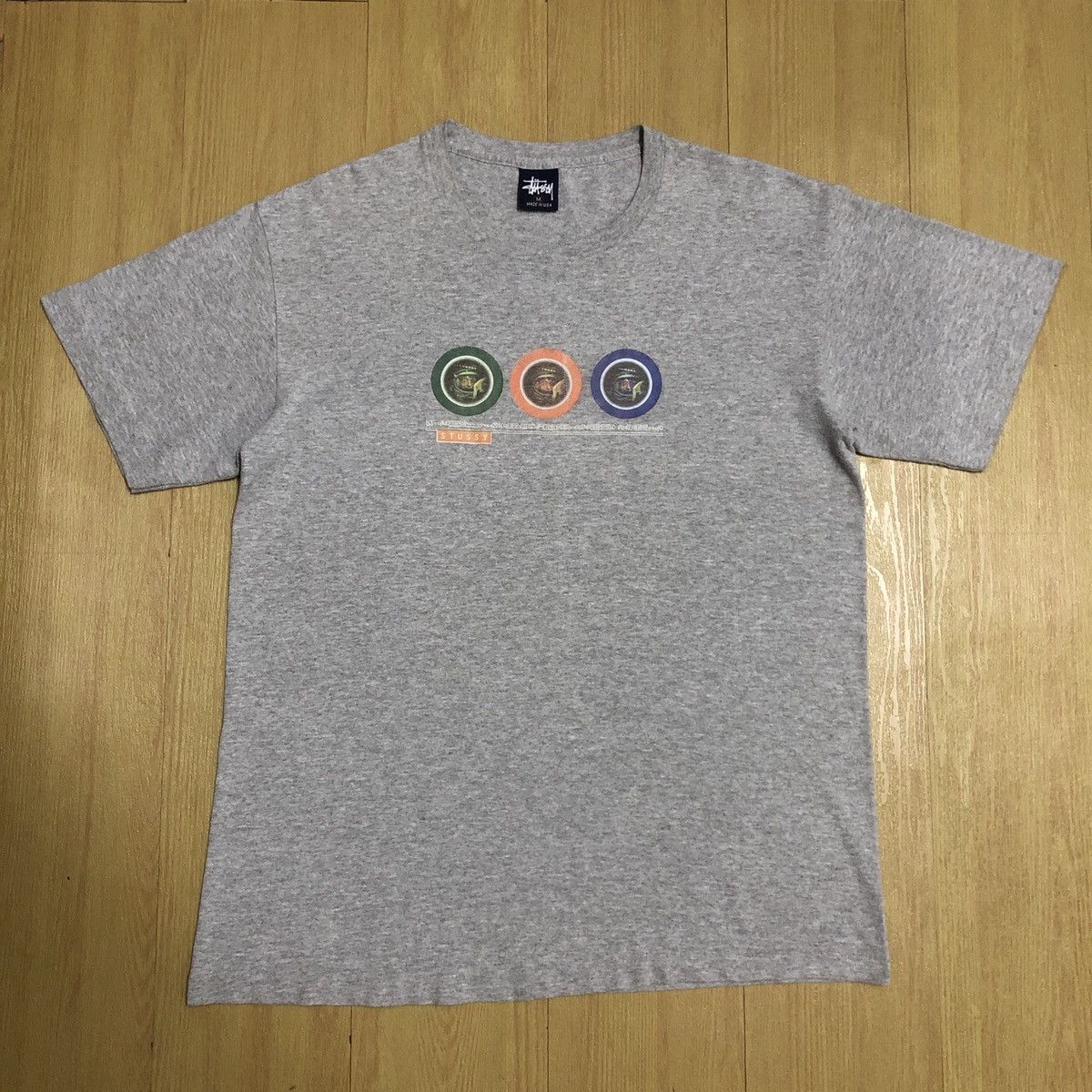 Stussy Vintage 90s stussy London New York Tokyo Astronaut Logo Tee Size US M / EU 48-50 / 2 - 1 Thumbnail