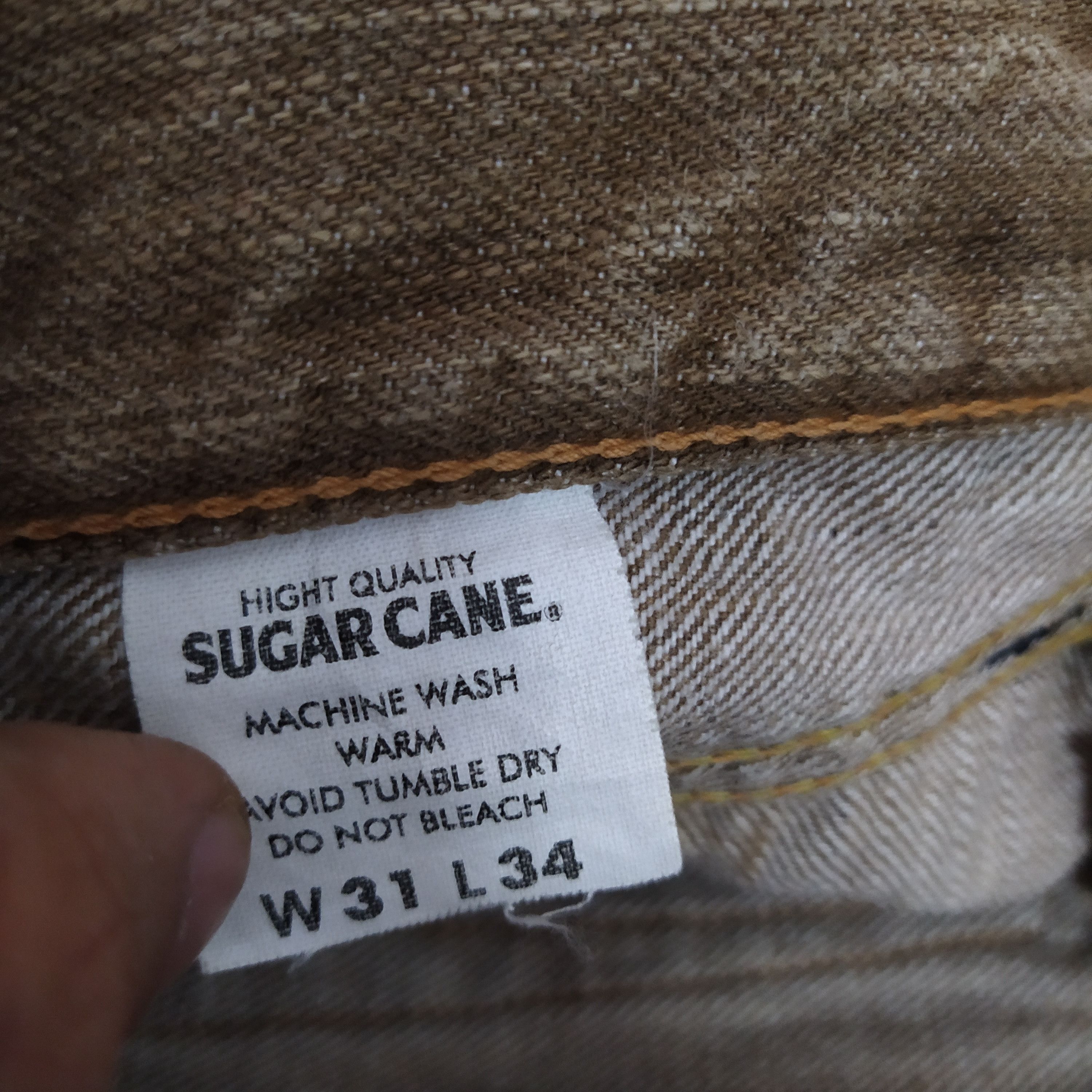 Sugar Cane VTG SUGAR CANE DENIM (D273) Size US 30 / EU 46 - 6 Thumbnail
