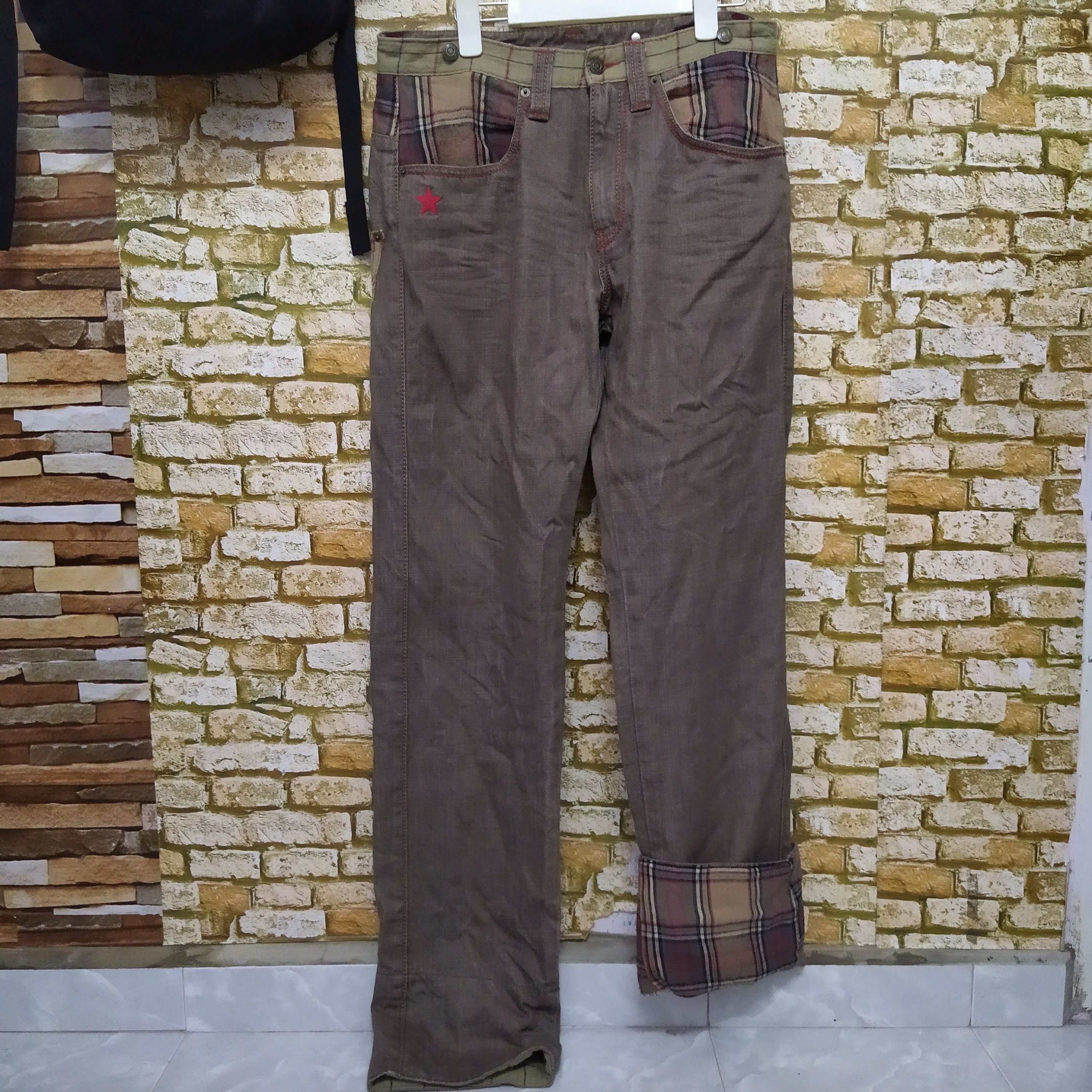 Designer × Japanese Brand SUNPLAIN DESIGNER CHECER DENIM JAPAN (D274) Size US 32 / EU 48 - 5 Thumbnail