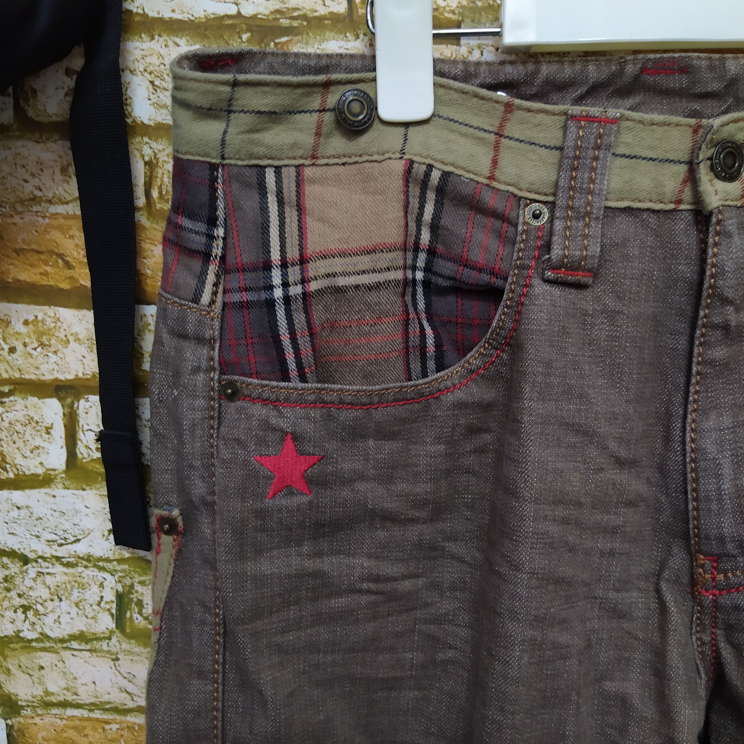 Designer × Japanese Brand SUNPLAIN DESIGNER CHECER DENIM JAPAN (D274) Size US 32 / EU 48 - 6 Thumbnail
