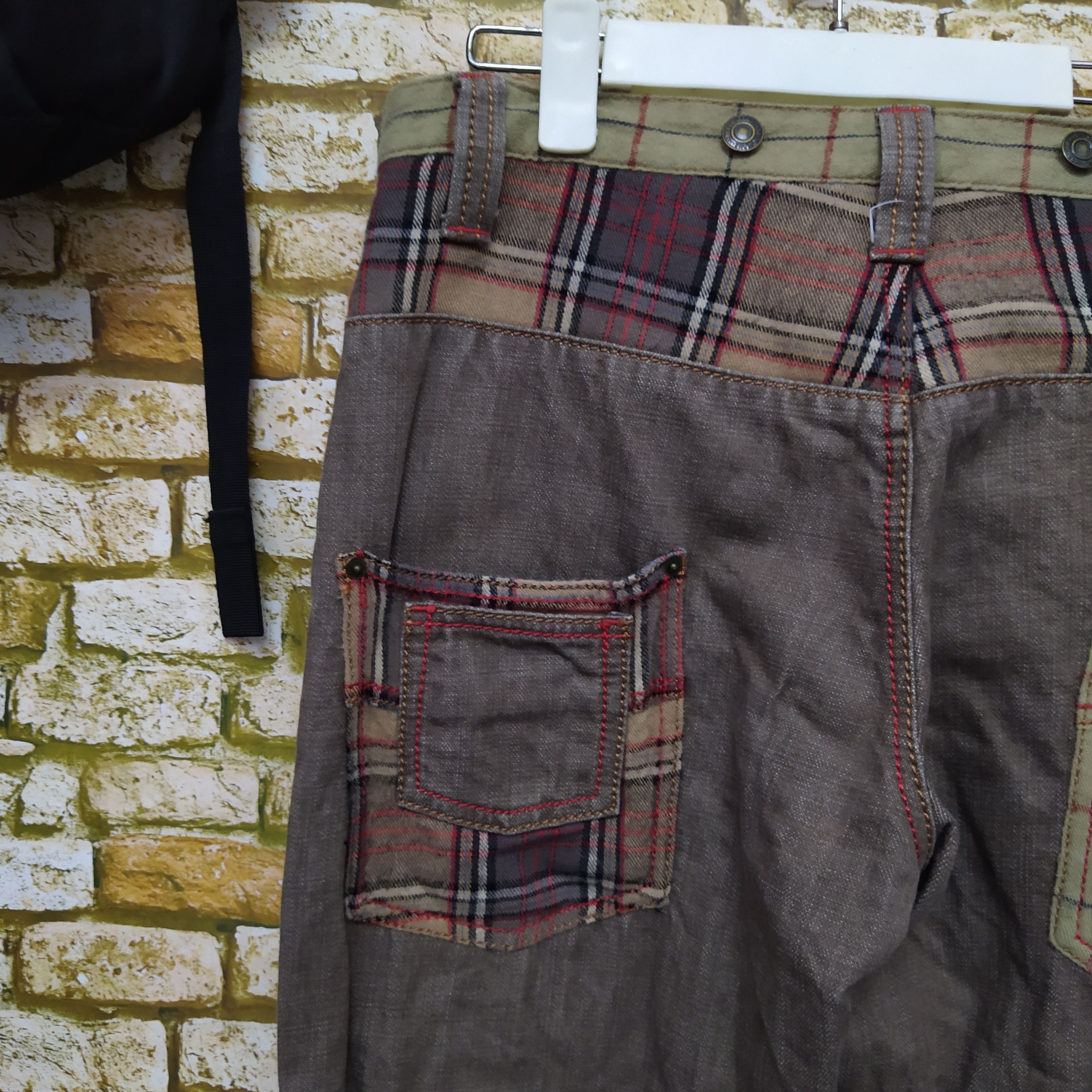 Designer × Japanese Brand SUNPLAIN DESIGNER CHECER DENIM JAPAN (D274) Size US 32 / EU 48 - 3 Thumbnail