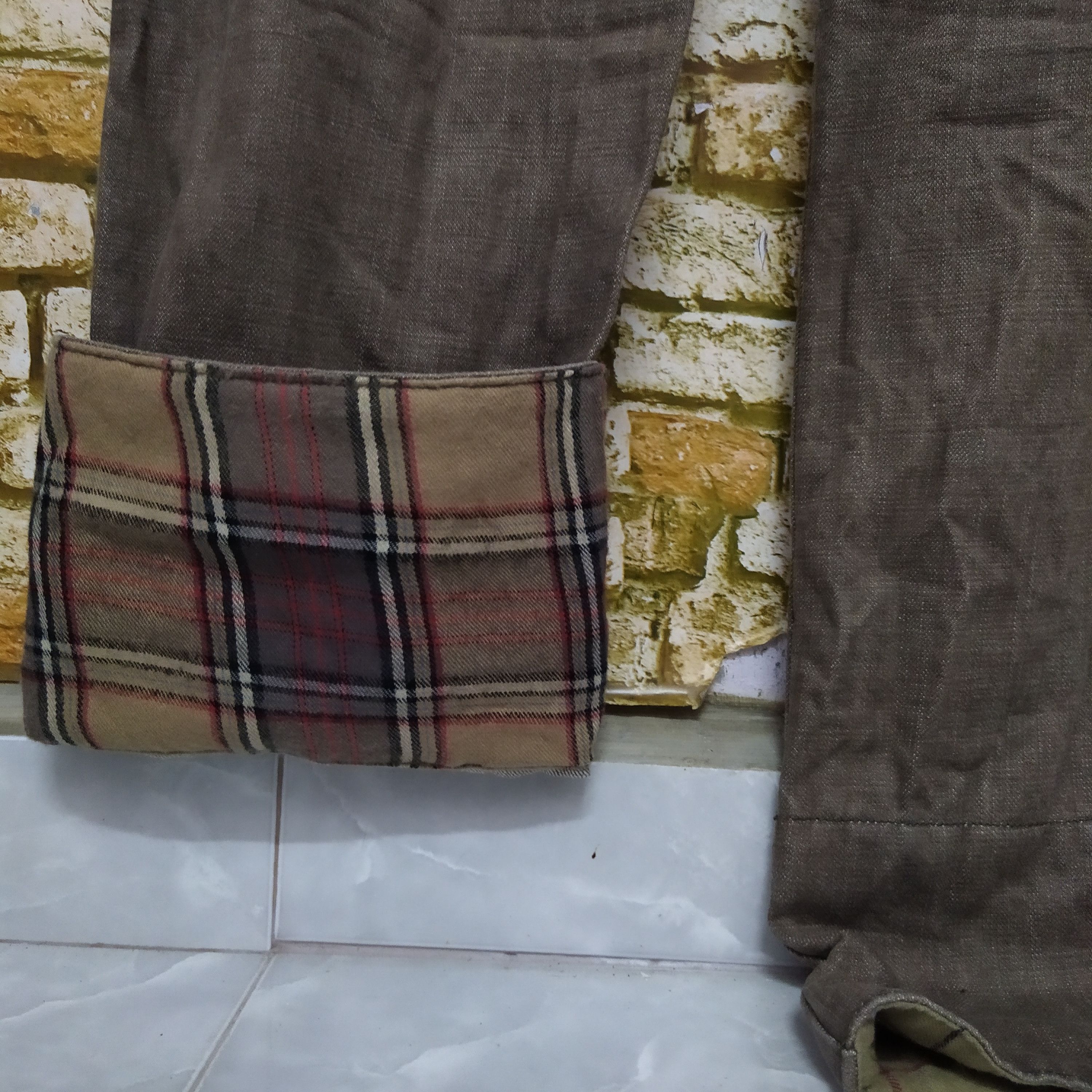 Designer × Japanese Brand SUNPLAIN DESIGNER CHECER DENIM JAPAN (D274) Size US 32 / EU 48 - 2 Thumbnail
