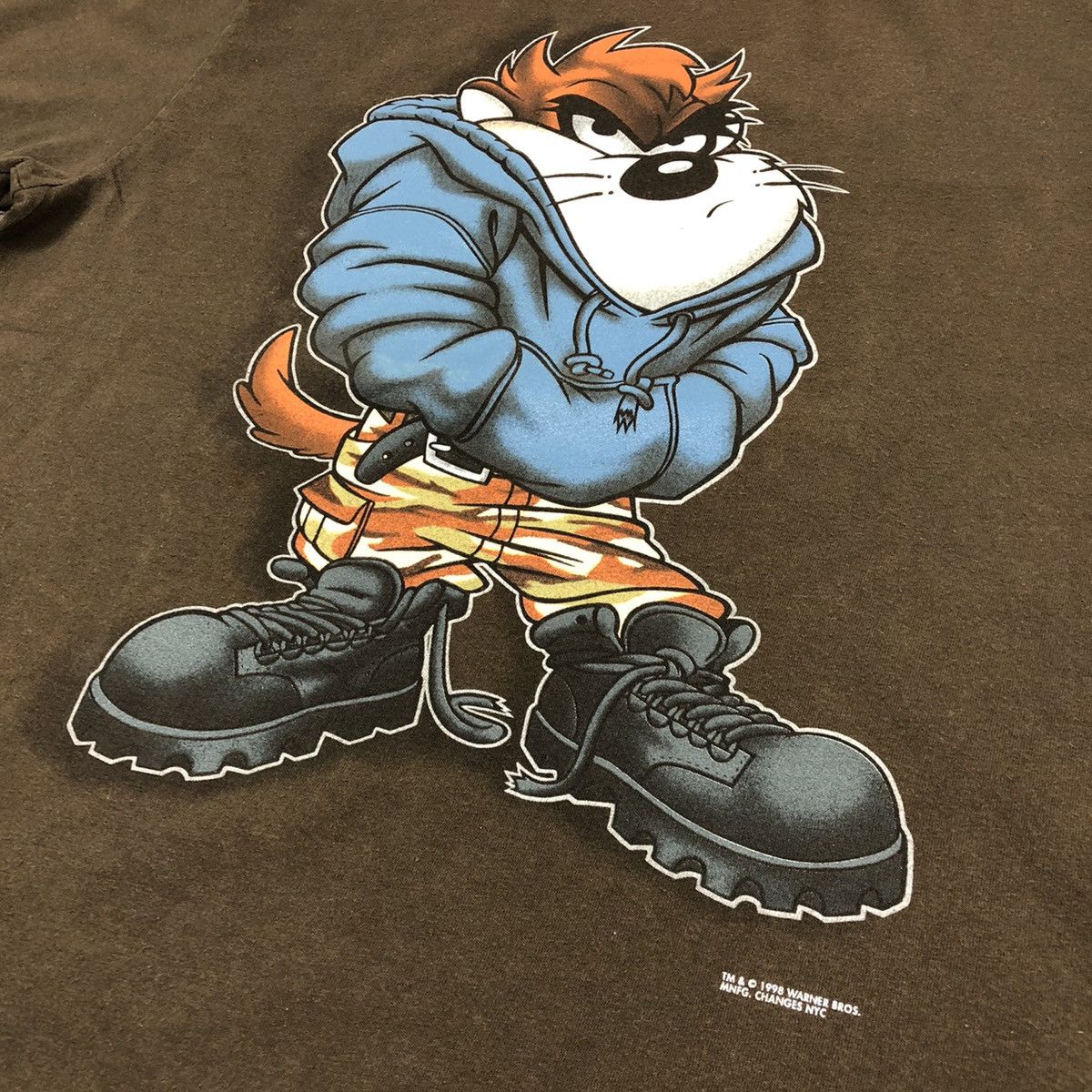 Cartoon Network Vintage 90s Tasmanian Devil Tee Size US XL / EU 56 / 4 - 7 Thumbnail