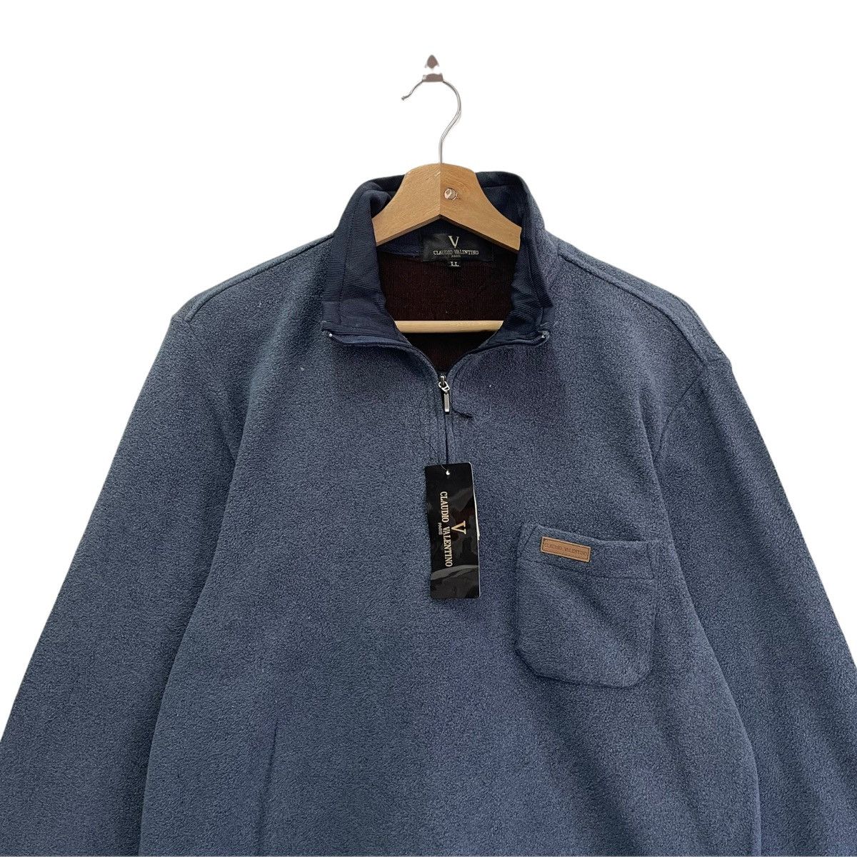 Mario Valentino Vintage 90’s Claudio Valentino Halfzip Fleece Size M Size US M / EU 48-50 / 2 - 4 Thumbnail