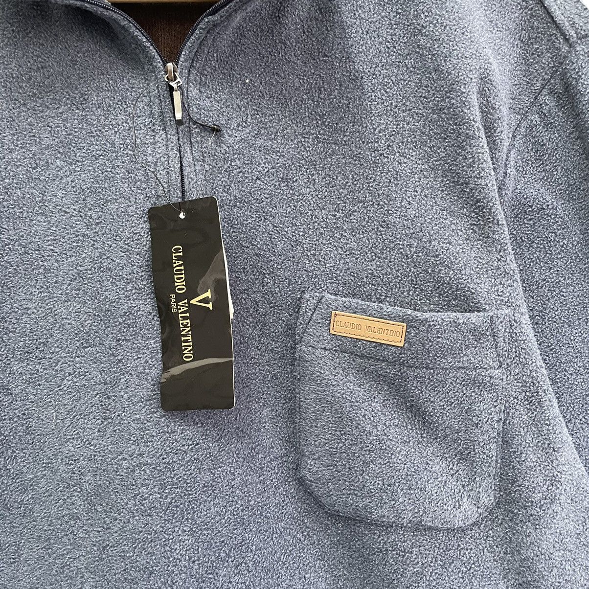 Mario Valentino Vintage 90’s Claudio Valentino Halfzip Fleece Size M Size US M / EU 48-50 / 2 - 5 Thumbnail