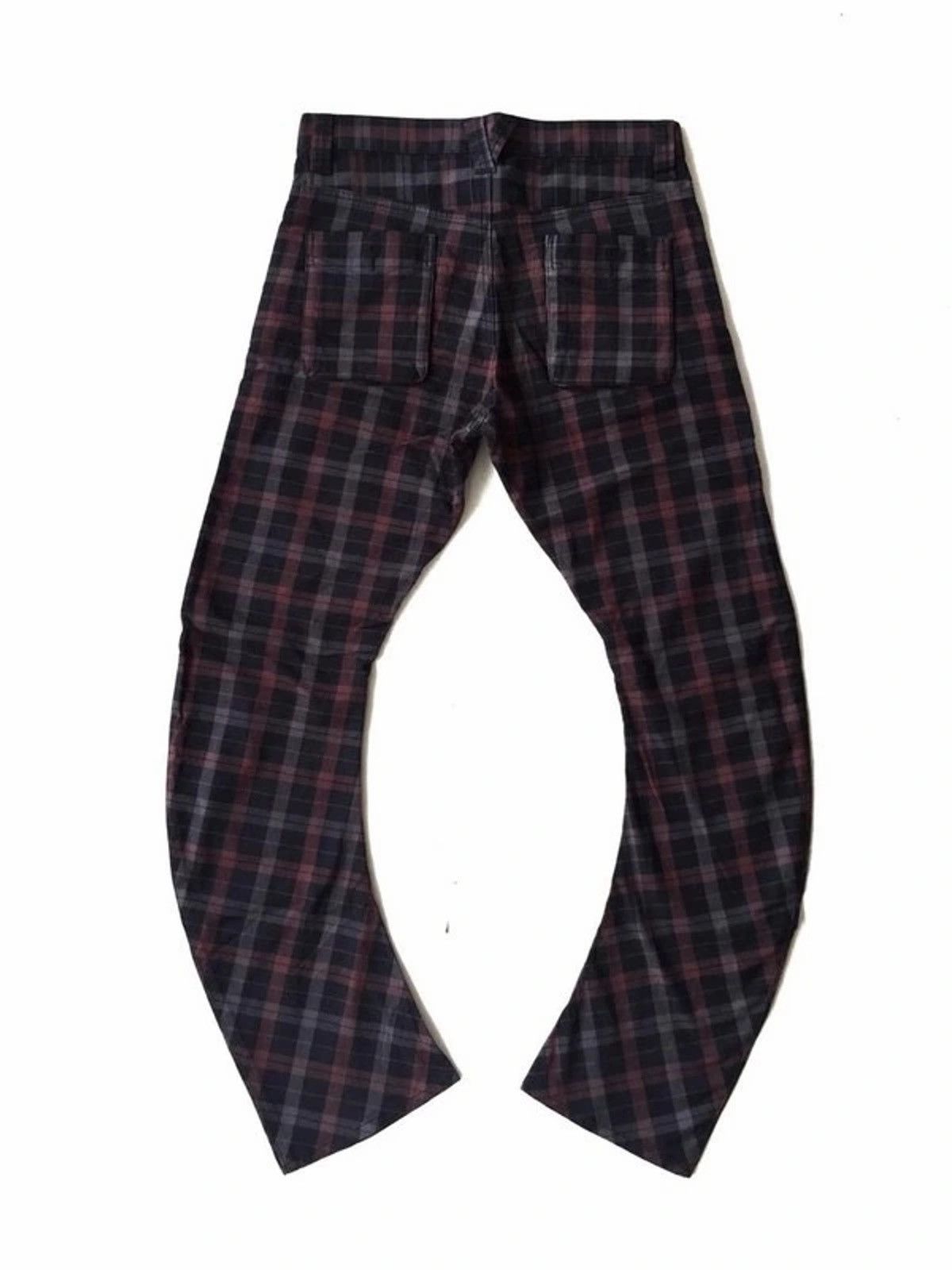 PPFM 💥Vintage Japanese Ppfm Curve Punk Tartan Size US 32 / EU 48 - 4 Thumbnail