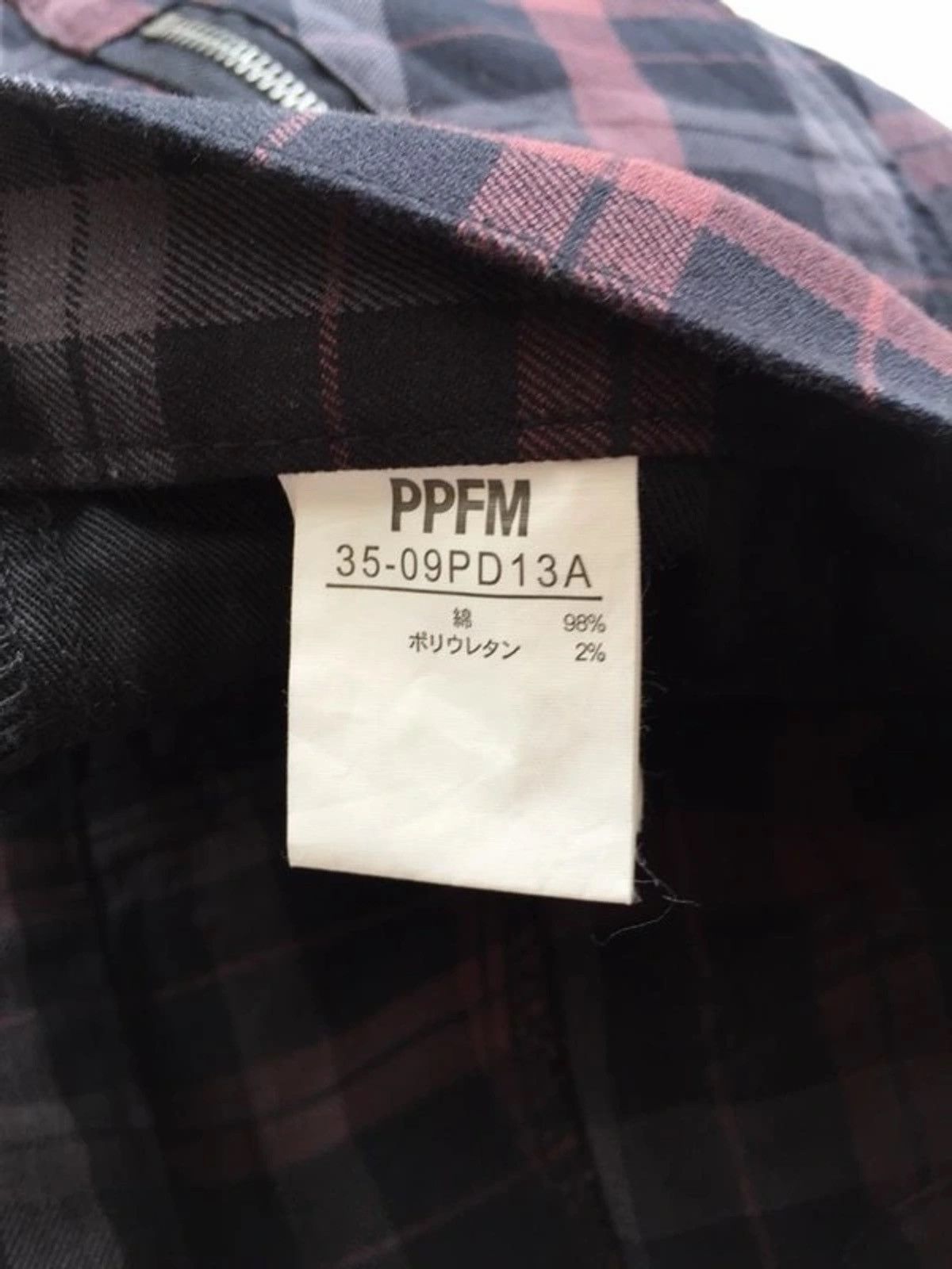 PPFM 💥Vintage Japanese Ppfm Curve Punk Tartan Size US 32 / EU 48 - 8 Thumbnail