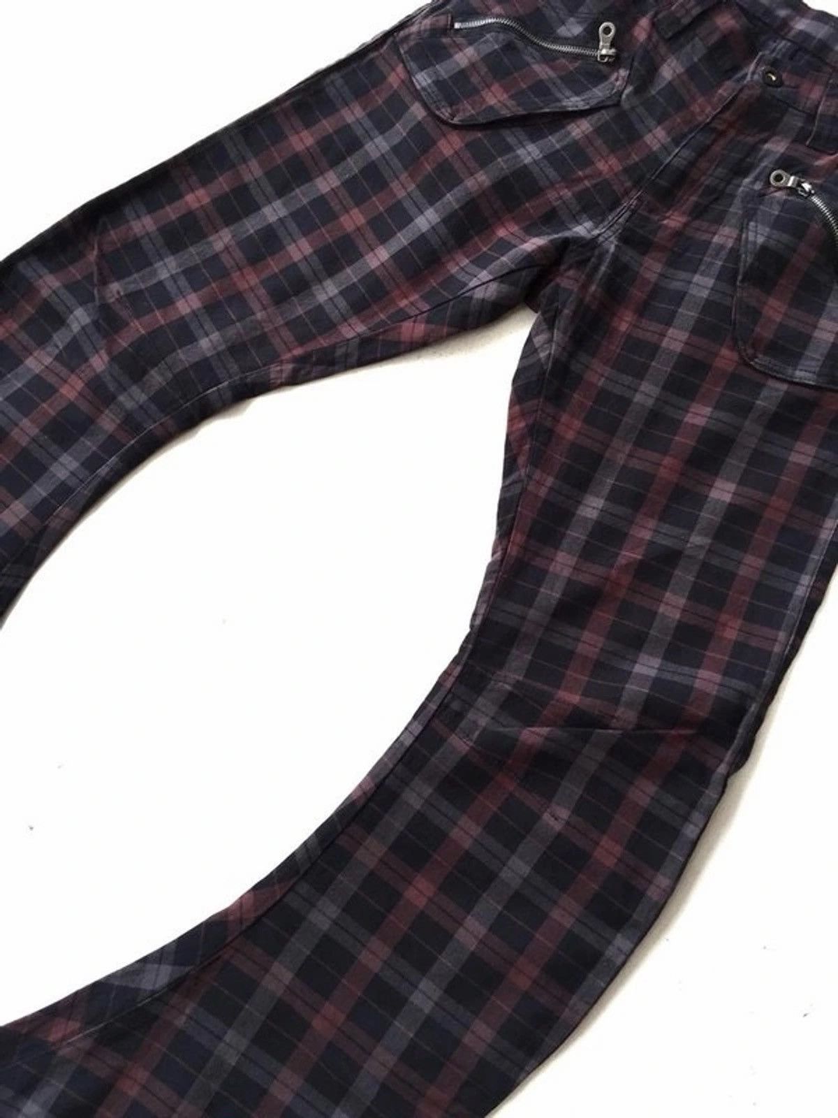 PPFM 💥Vintage Japanese Ppfm Curve Punk Tartan Size US 32 / EU 48 - 7 Thumbnail