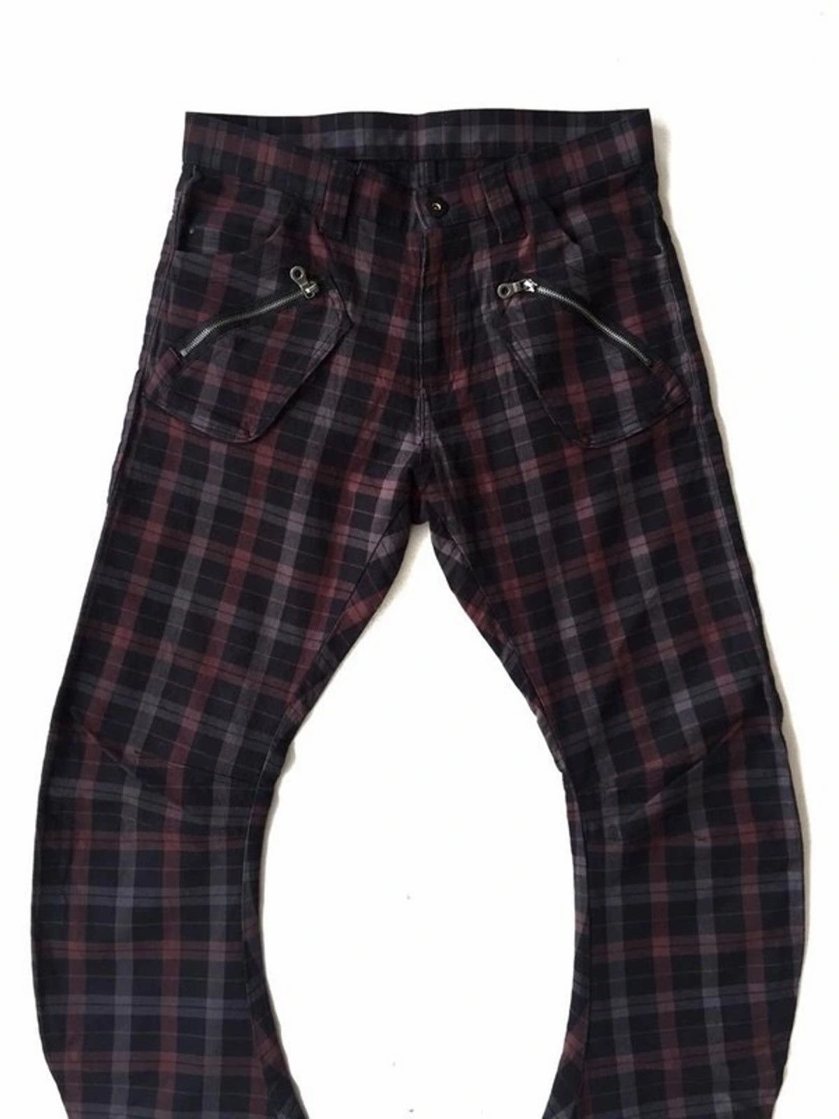 PPFM 💥Vintage Japanese Ppfm Curve Punk Tartan Size US 32 / EU 48 - 6 Thumbnail