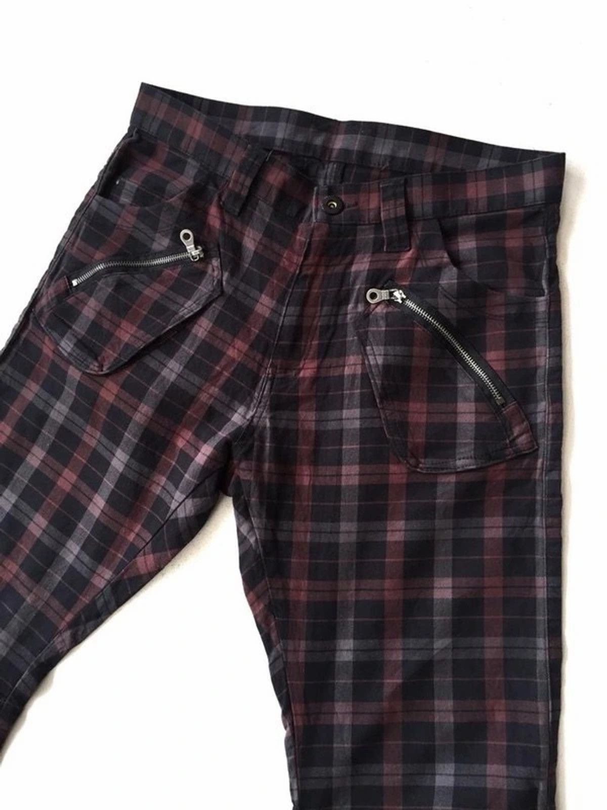 PPFM 💥Vintage Japanese Ppfm Curve Punk Tartan Size US 32 / EU 48 - 3 Thumbnail