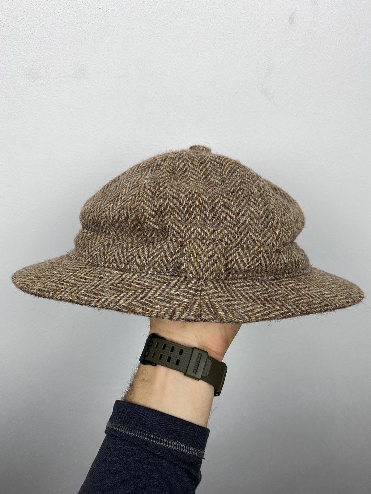 Harris Tweed Harris Tweed Vintage Wool Cap hat Size ONE SIZE - 1 Thumbnail