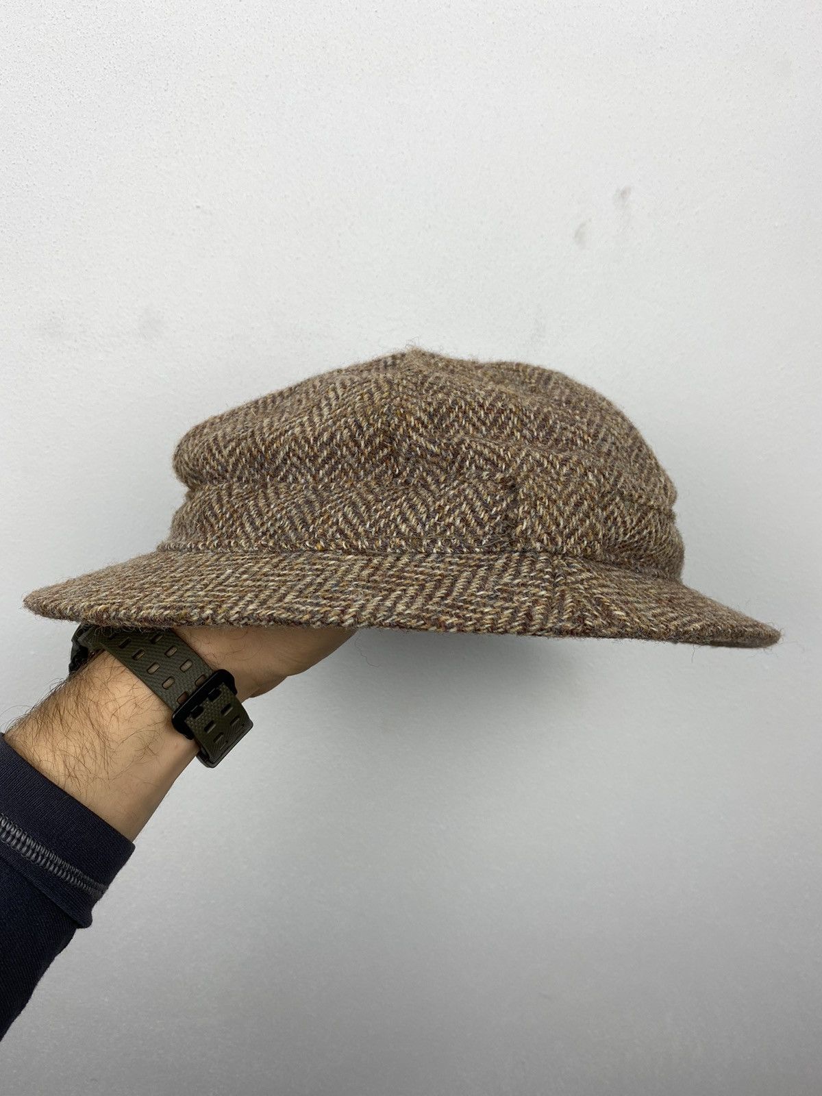 Harris Tweed Harris Tweed Vintage Wool Cap hat Size ONE SIZE - 2 Thumbnail