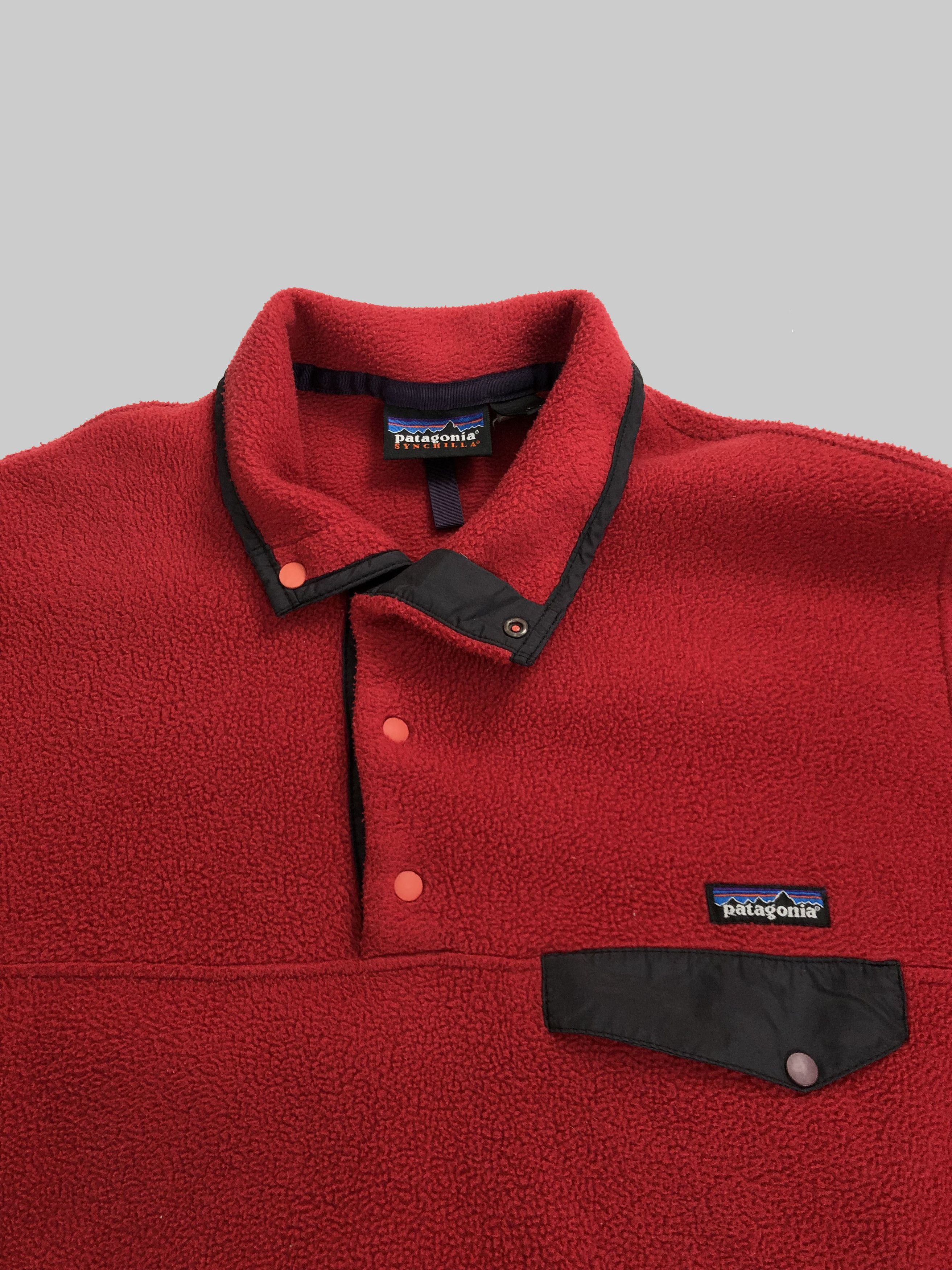 Patagonia Patagonia Synchilla Red Fleece Jacket Size US M / EU 48-50 / 2 - 2 Thumbnail