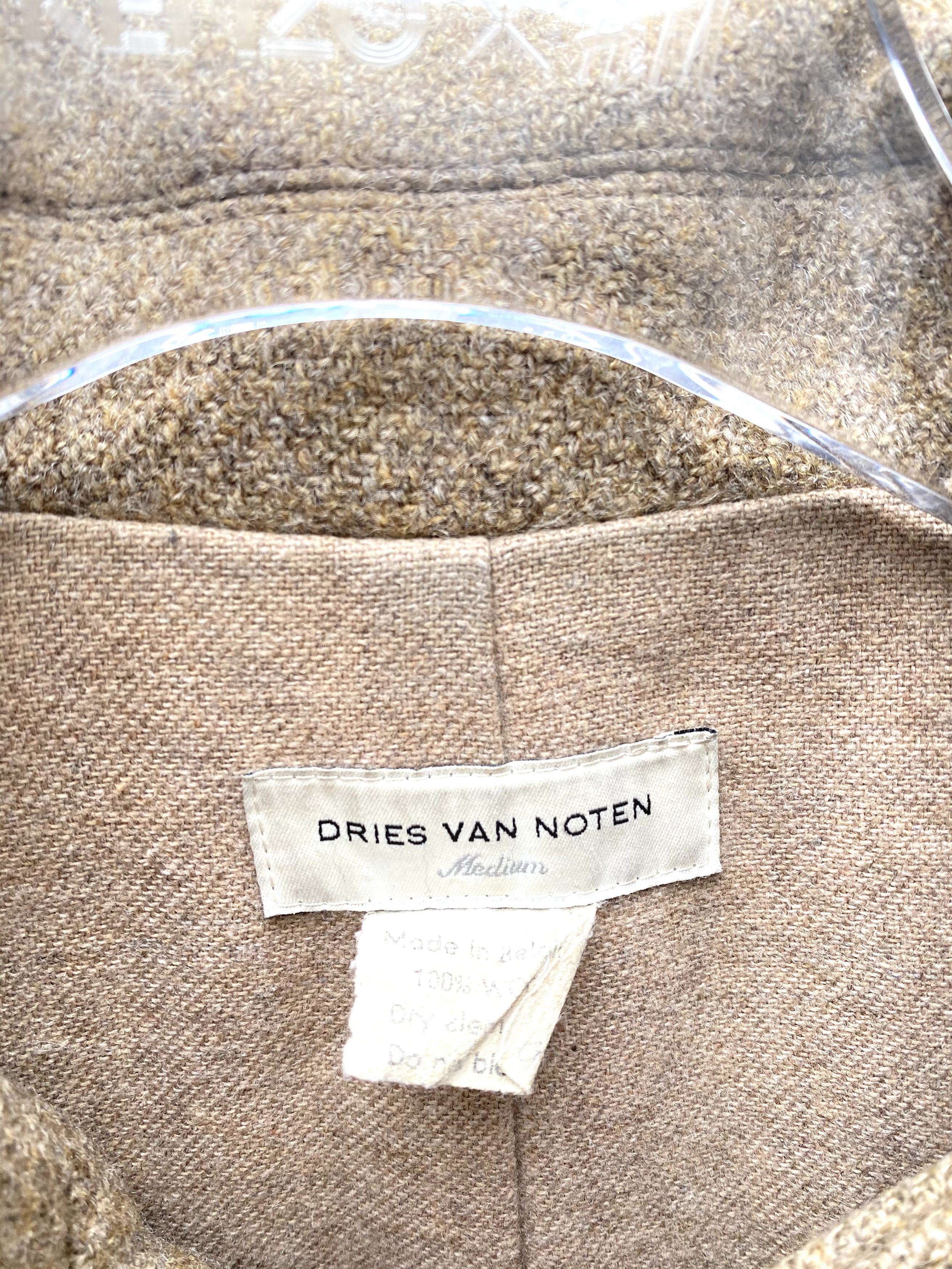 Dries Van Noten Heavy Double Breasted Wool Coat Size US M / EU 48-50 / 2 - 7 Thumbnail
