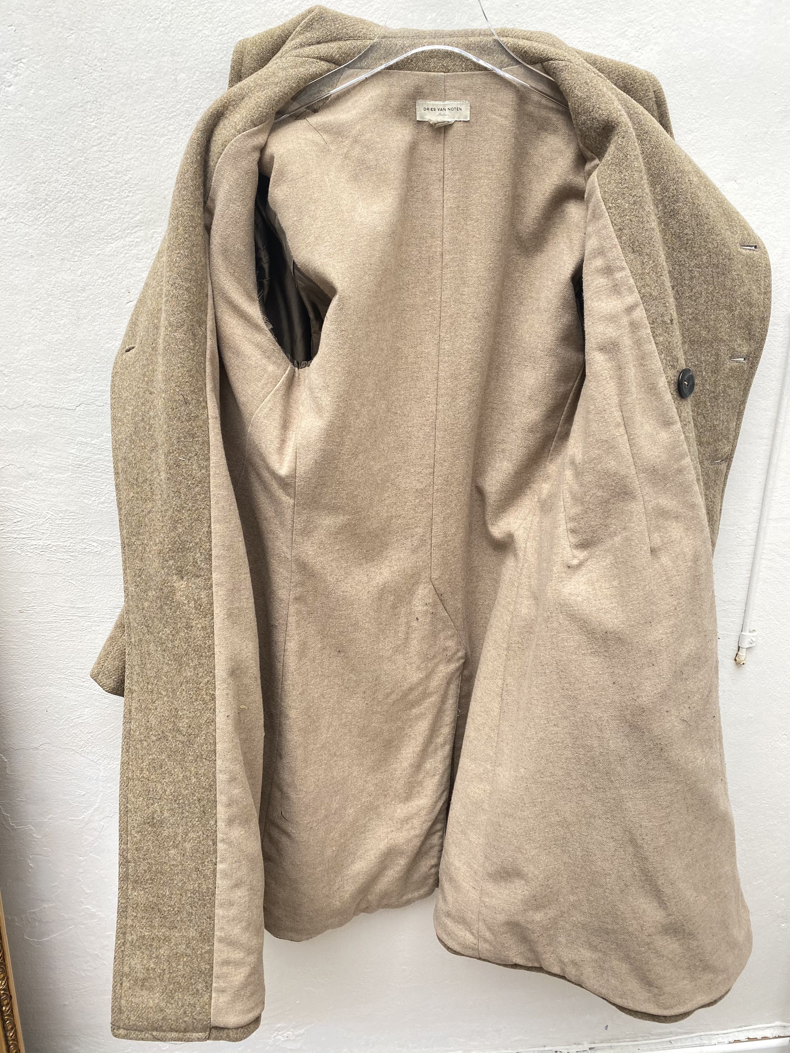 Dries Van Noten Heavy Double Breasted Wool Coat Size US M / EU 48-50 / 2 - 5 Thumbnail