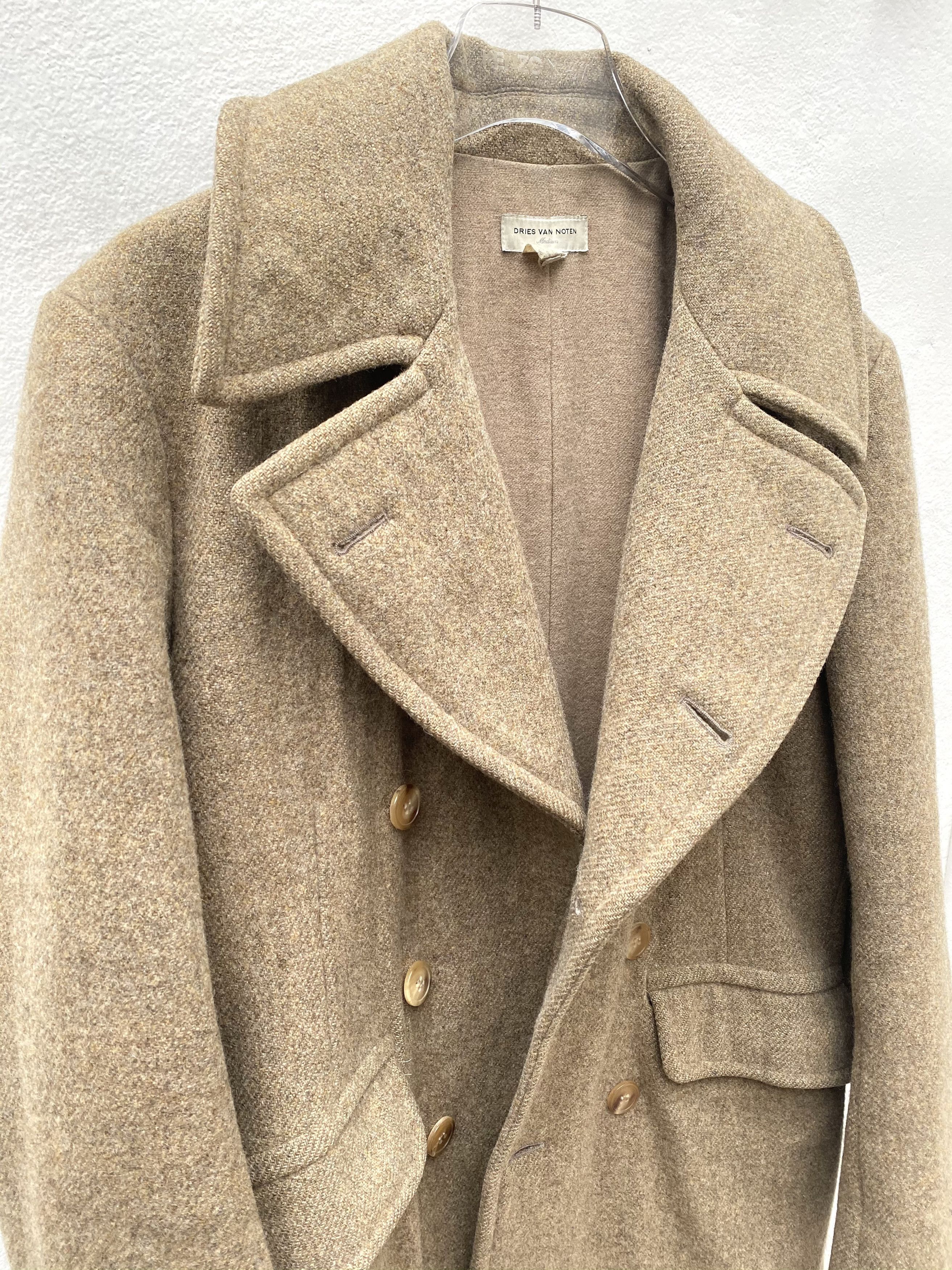 Dries Van Noten Heavy Double Breasted Wool Coat Size US M / EU 48-50 / 2 - 3 Thumbnail