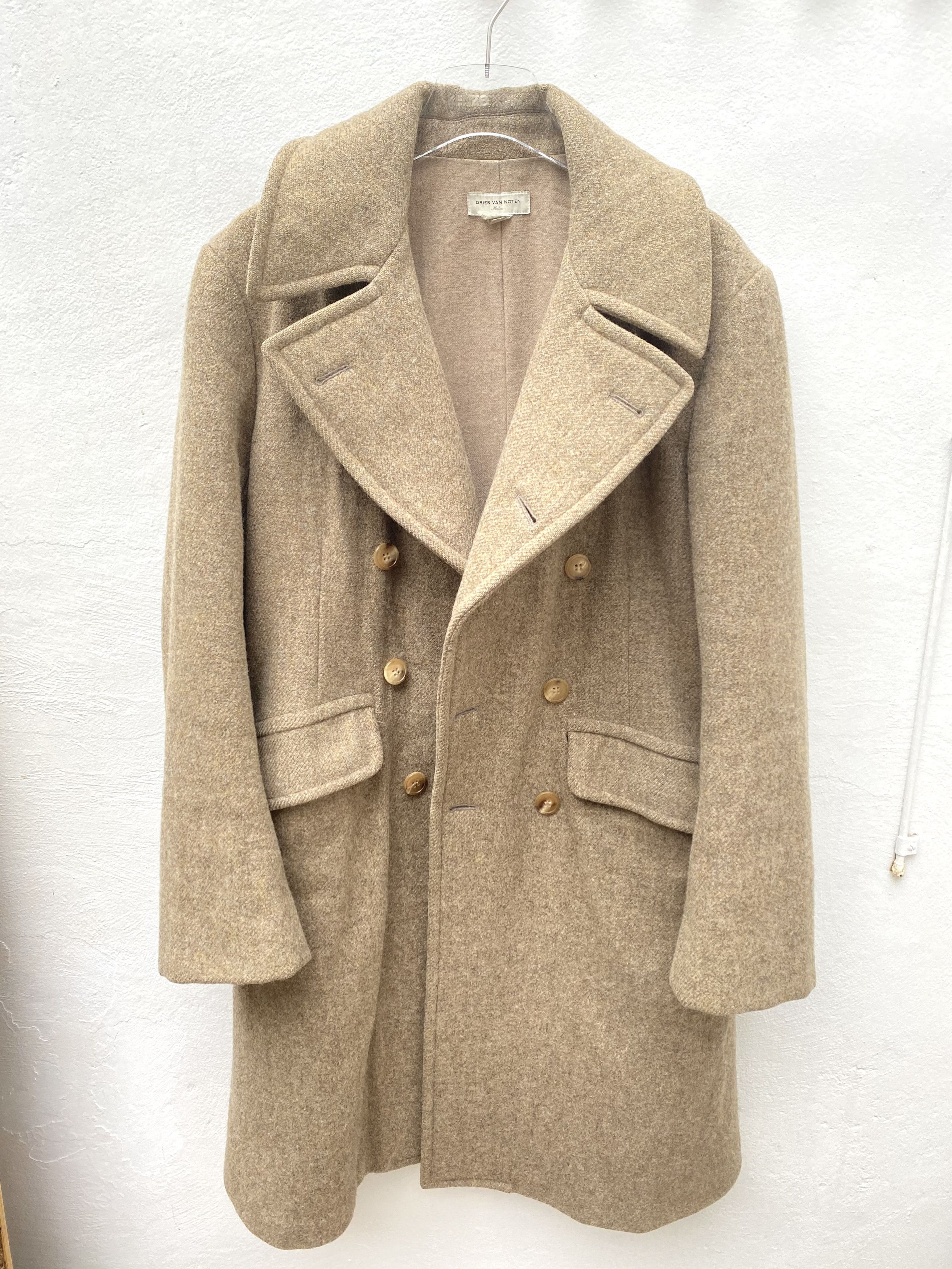 Dries Van Noten Heavy Double Breasted Wool Coat Size US M / EU 48-50 / 2 - 4 Thumbnail