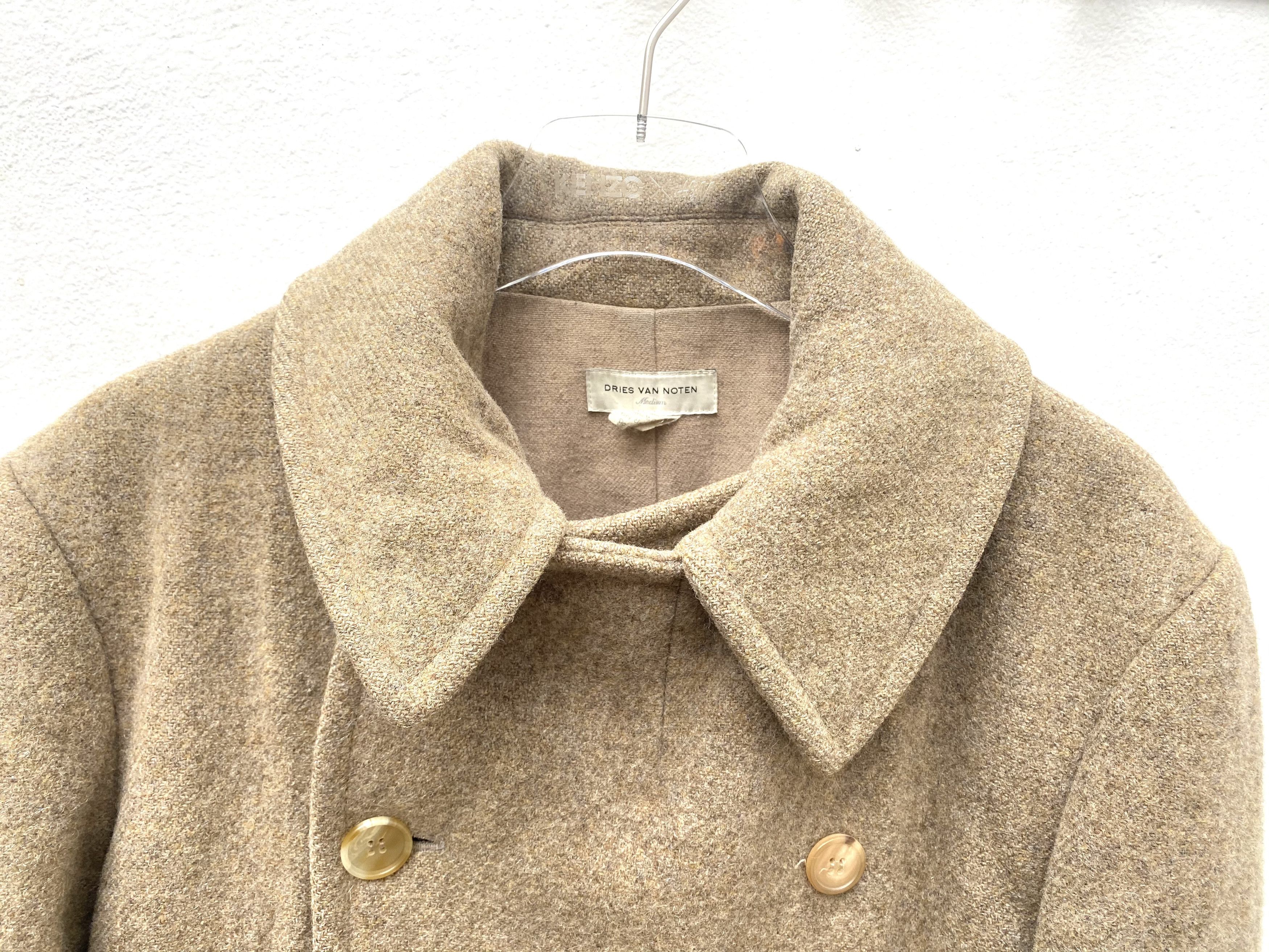 Dries Van Noten Heavy Double Breasted Wool Coat Size US M / EU 48-50 / 2 - 2 Thumbnail
