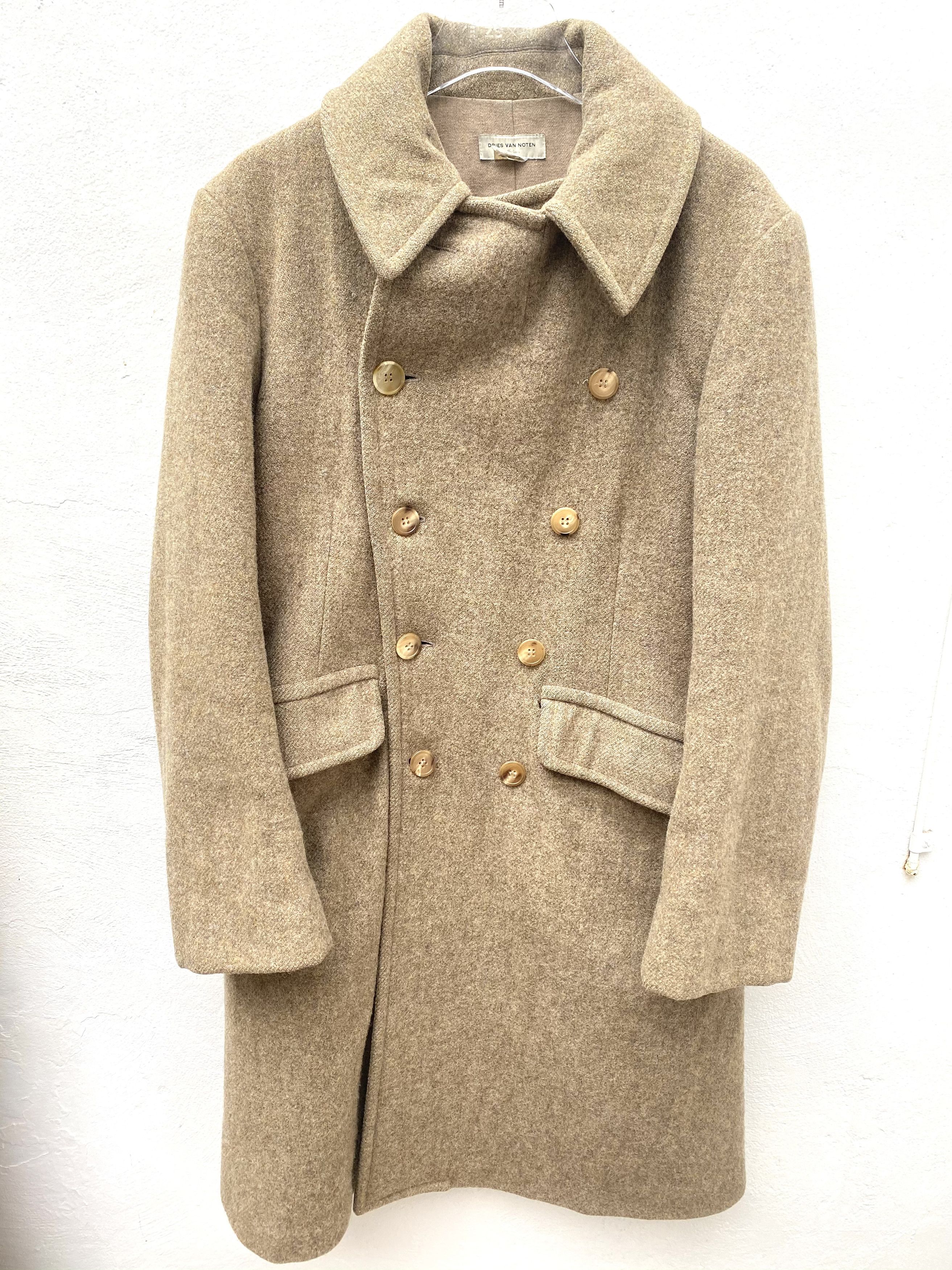 Dries Van Noten Heavy Double Breasted Wool Coat Size US M / EU 48-50 / 2 - 1 Thumbnail