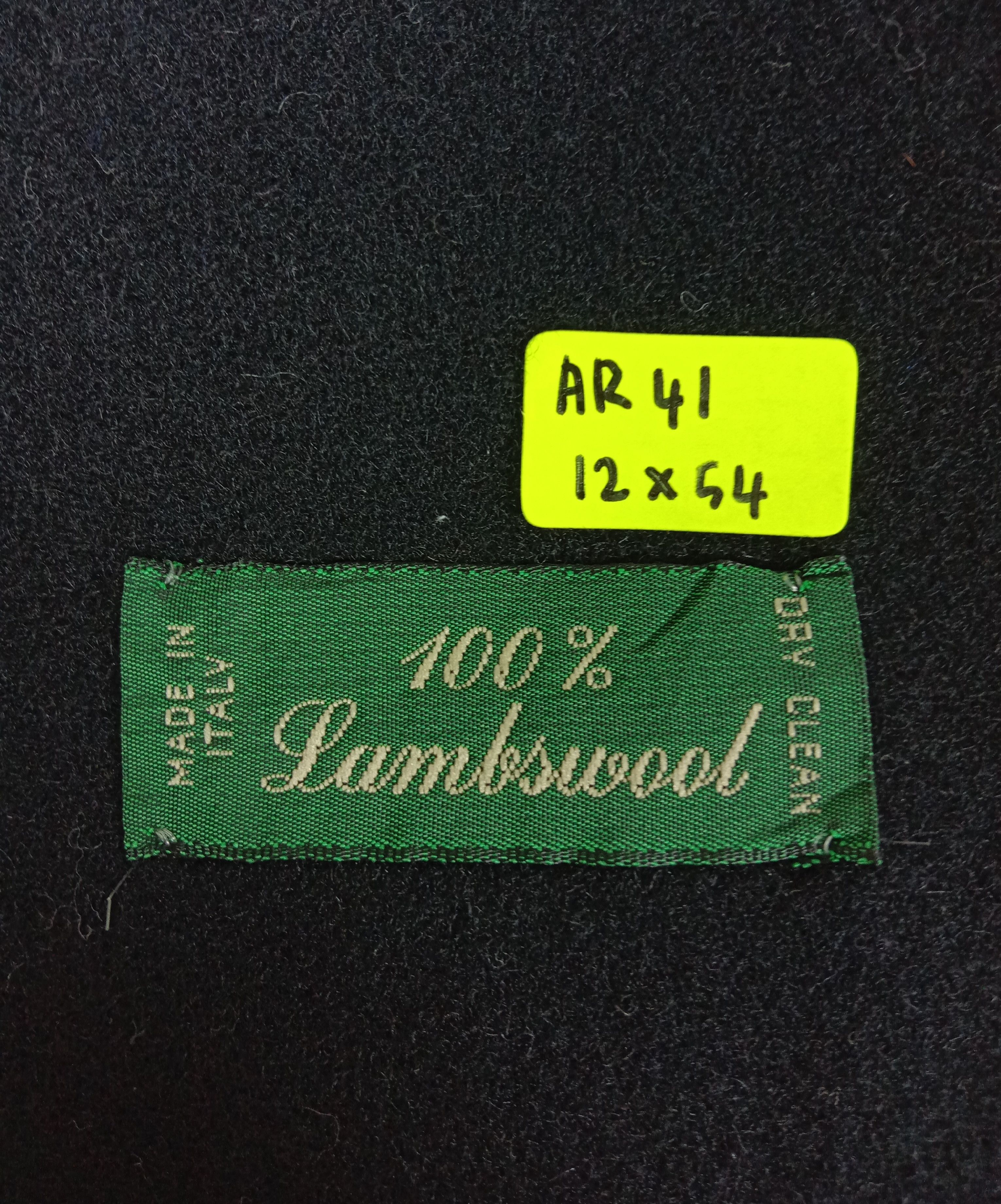 Trussardi Vintage Trussardi Black Lambs wool Scarf / Muffler / Wool Size ONE SIZE - 5 Thumbnail