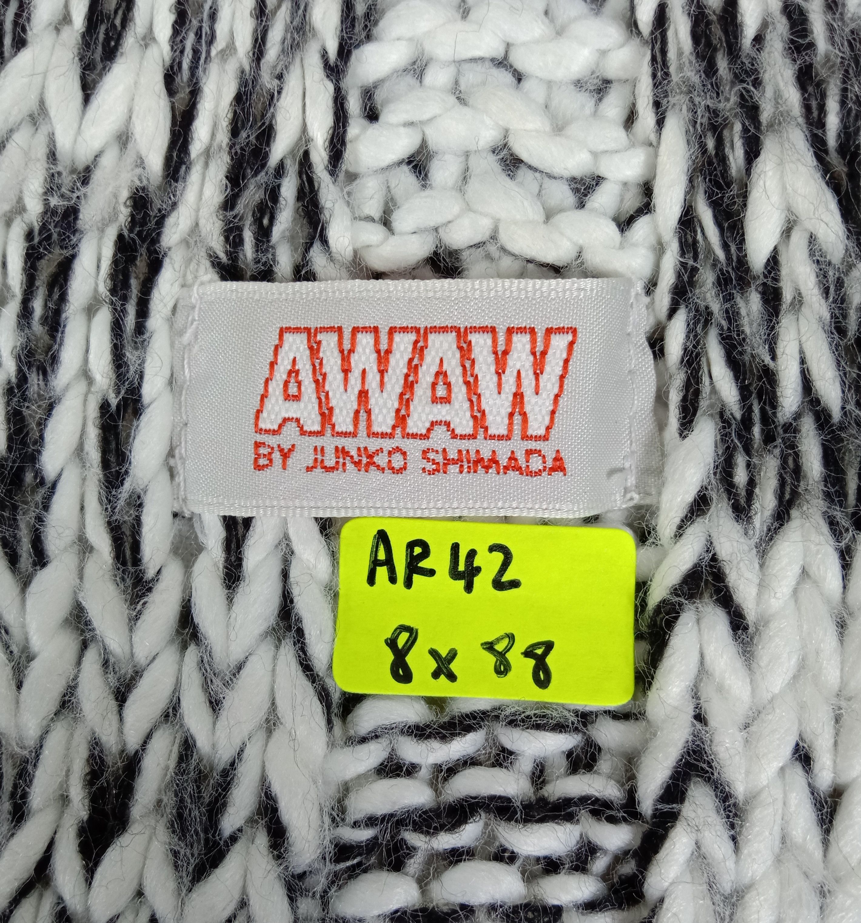 Mr. Junko Junko Shimada Knit Scarf / Muffler / Wool Size ONE SIZE - 5 Thumbnail
