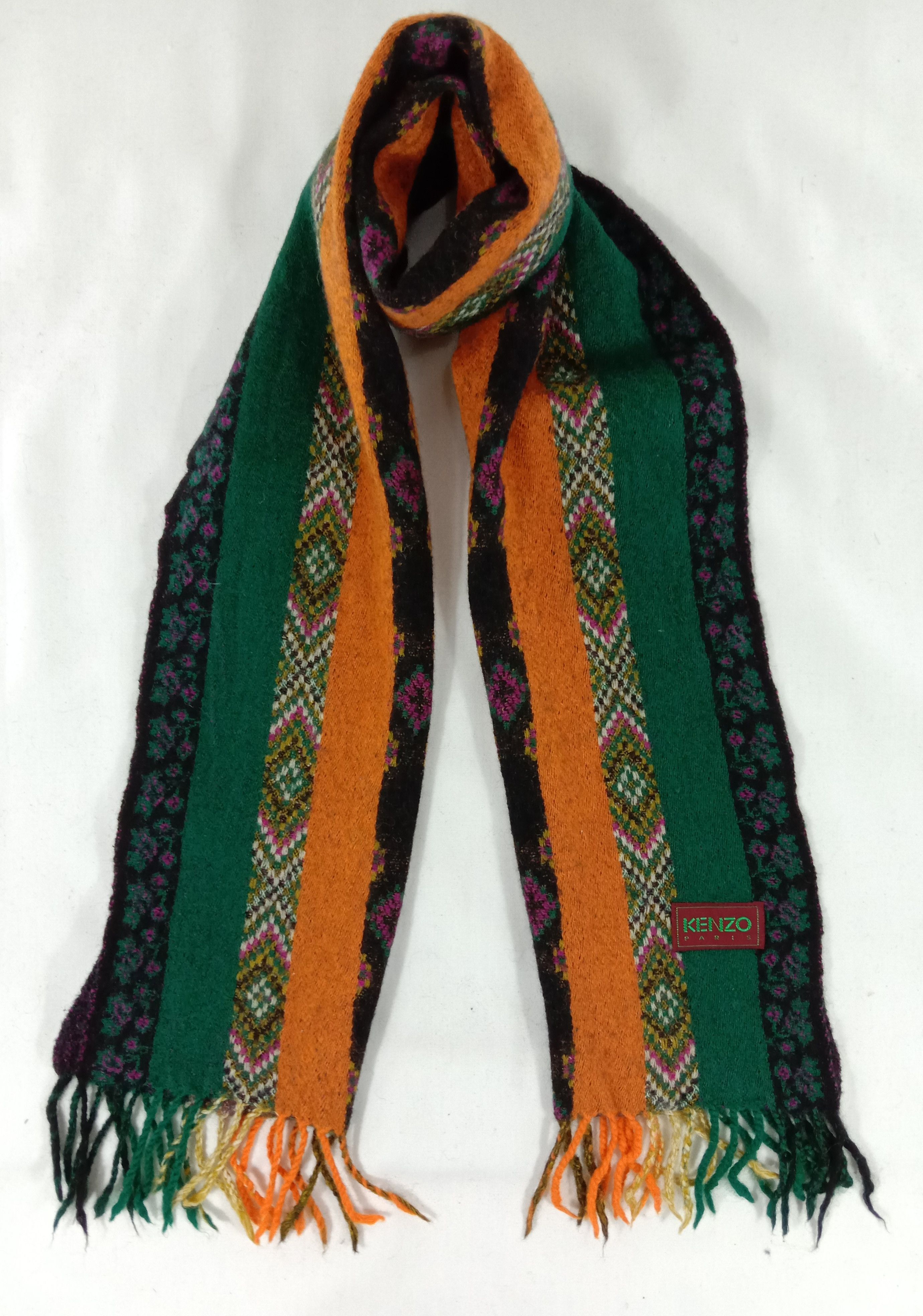 Kenzo Vintage Kenzo Scarf / Muffler / Wool Size ONE SIZE - 2 Thumbnail