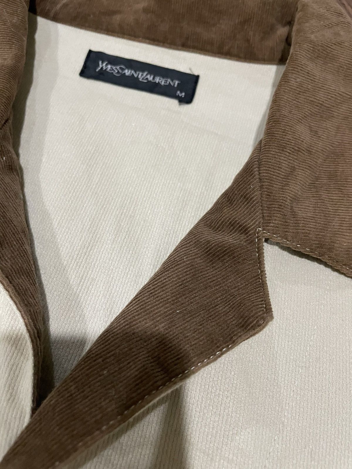 Yves Saint Laurent Yves Saint Laurent Velvet Corduroy Shirts Size US M / EU 48-50 / 2 - 7 Thumbnail