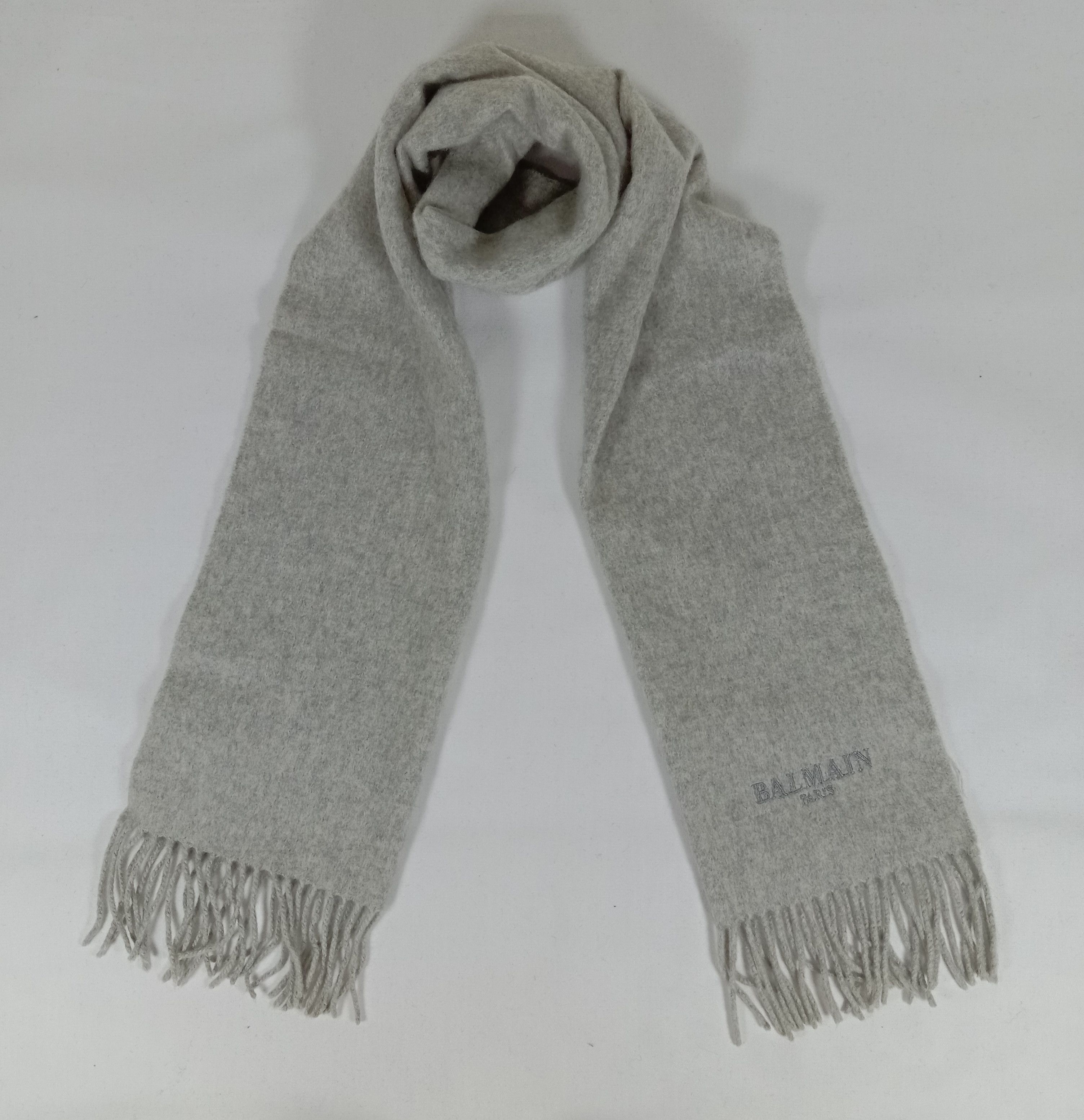 Pierre Balmain Vintage Pierre Balmain Scarf/Muffler/Wool/Cashmere Size ONE SIZE - 2 Thumbnail