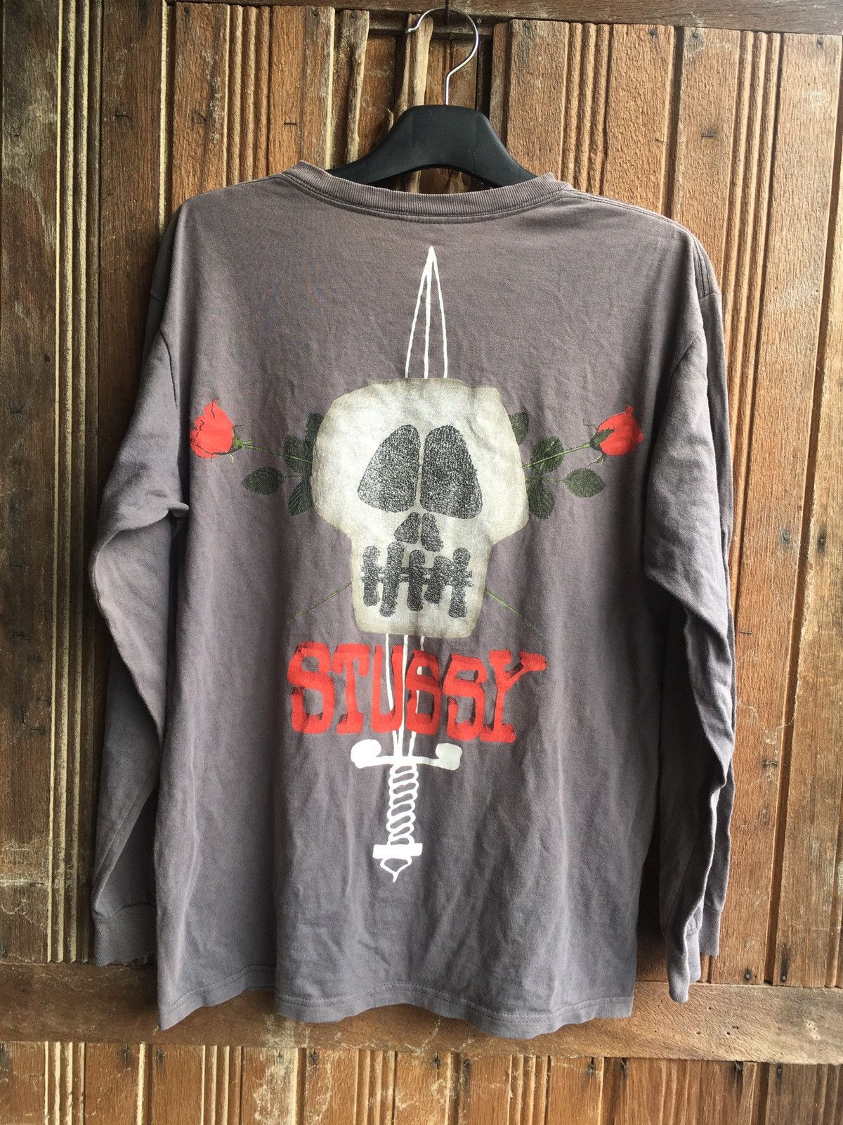 Stussy Rare vintage STUSSY skull rose nice design street fashion Size US M / EU 48-50 / 2 - 2 Thumbnail