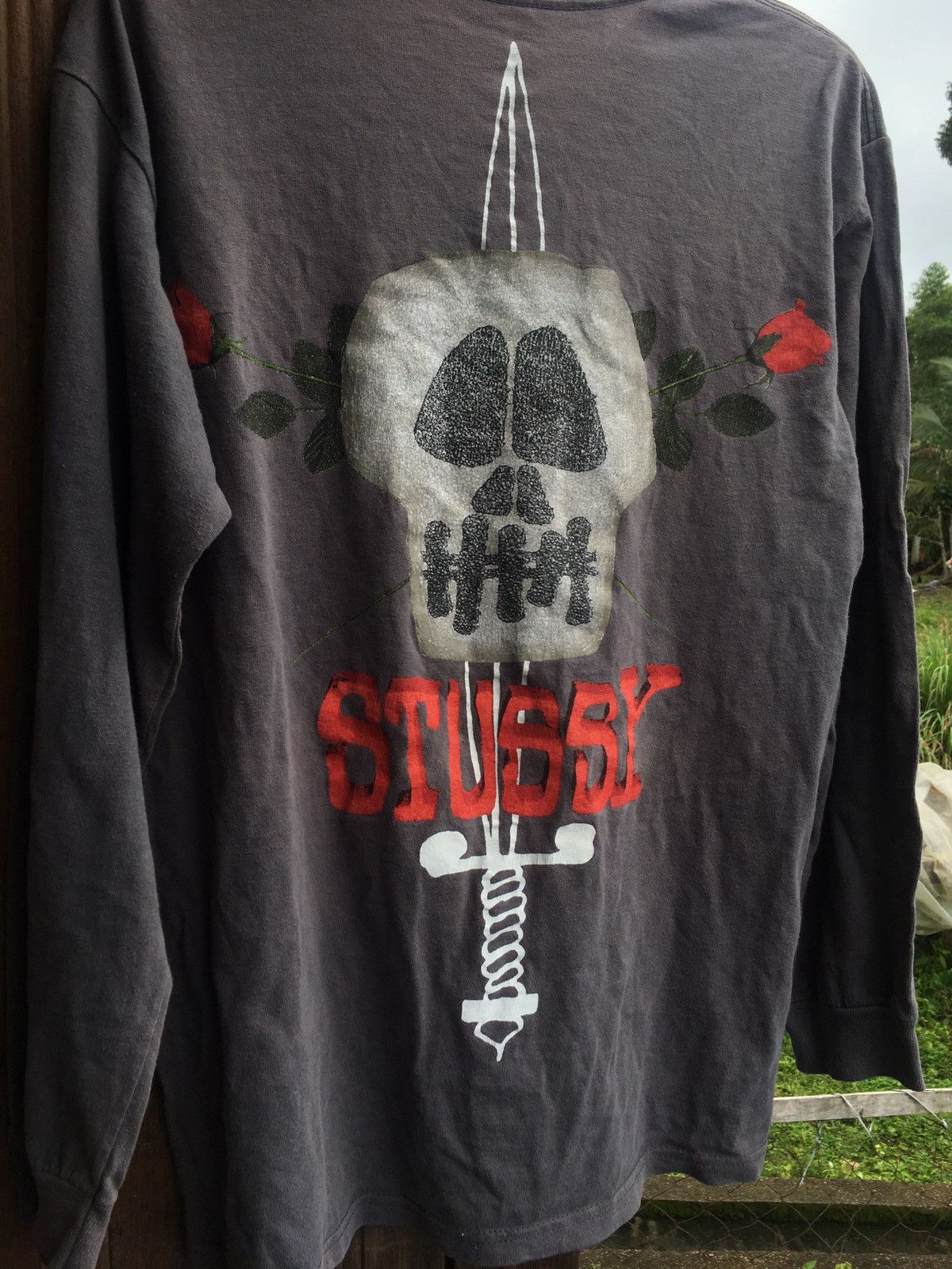 Stussy Rare vintage STUSSY skull rose nice design street fashion Size US M / EU 48-50 / 2 - 7 Thumbnail