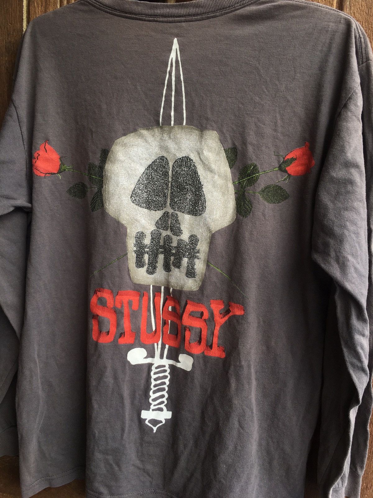 Stussy Rare vintage STUSSY skull rose nice design street fashion Size US M / EU 48-50 / 2 - 3 Thumbnail