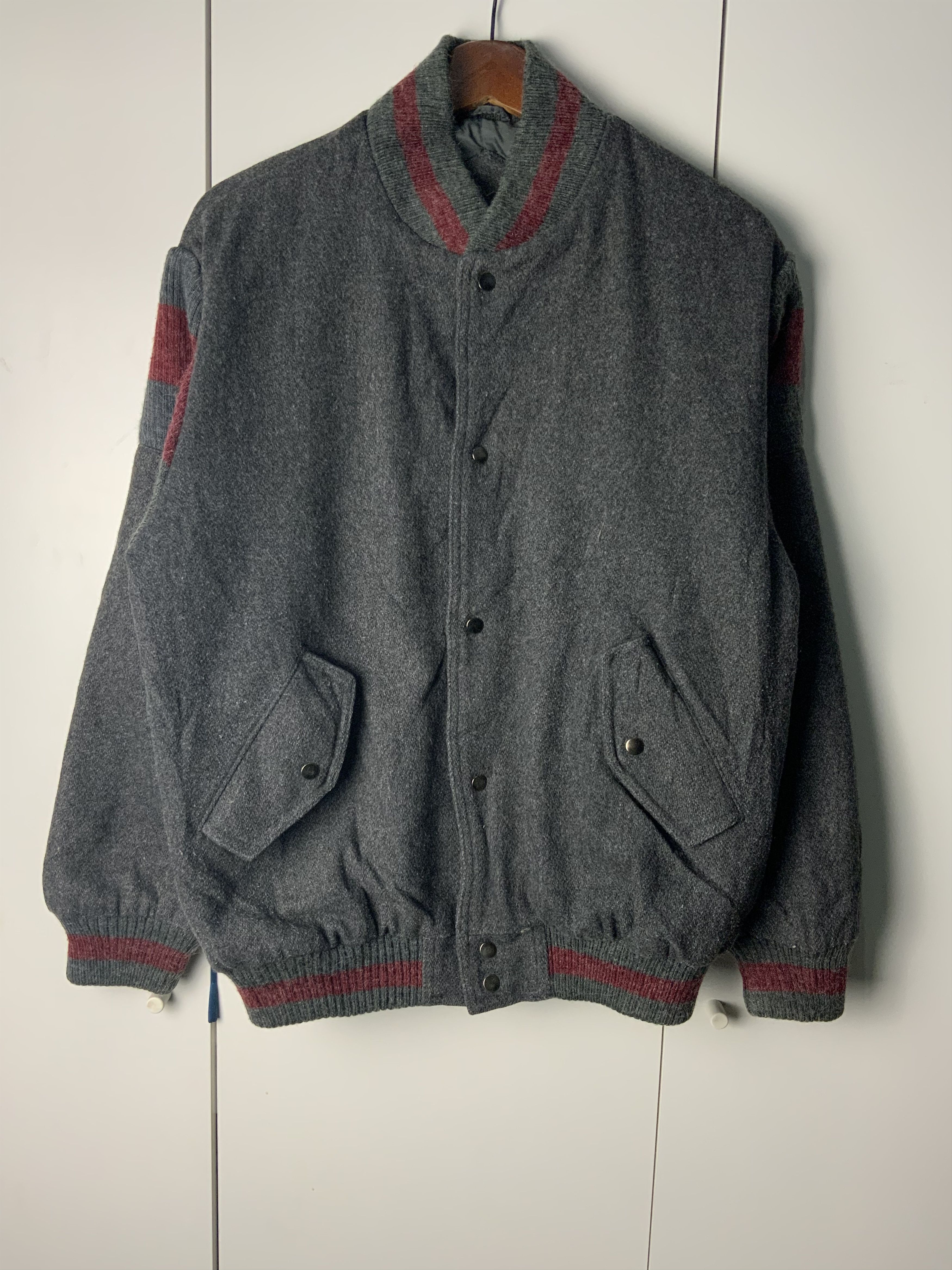 Designer West Rider Mohair Fur Japan Varsity Jacket Size US L / EU 52-54 / 3 - 1 Thumbnail