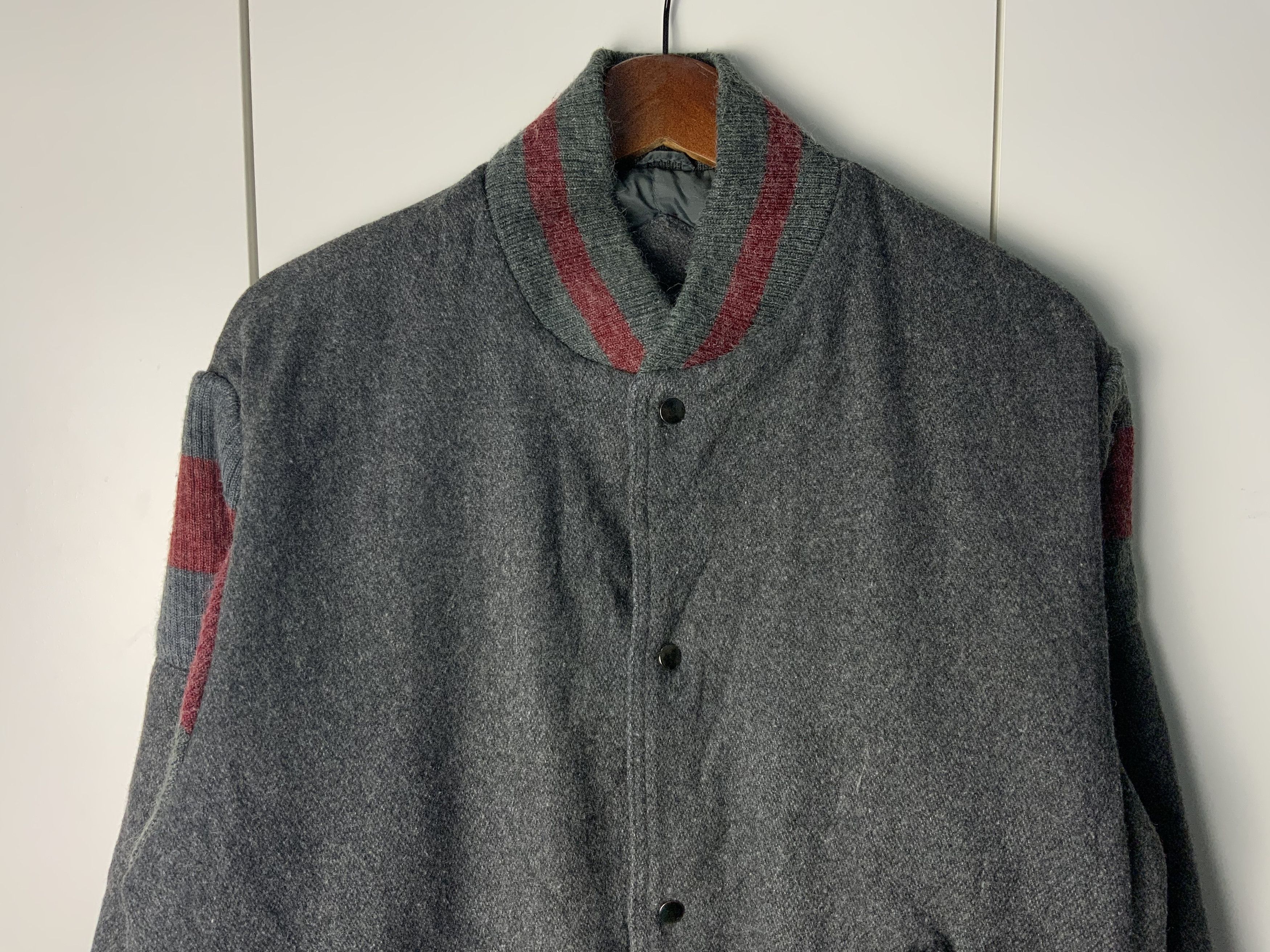 Designer West Rider Mohair Fur Japan Varsity Jacket Size US L / EU 52-54 / 3 - 3 Thumbnail