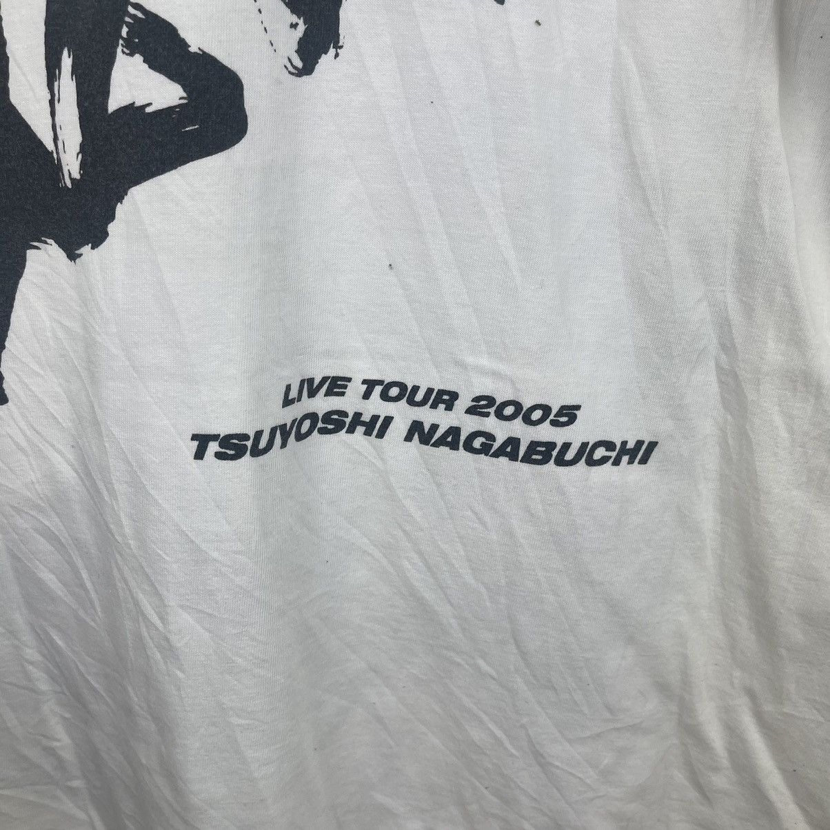 Japanese Brand Vintage Y2K Tsuyoshi Nagabuchi Live Tour 2005 tee Size US XL / EU 56 / 4 - 3 Thumbnail