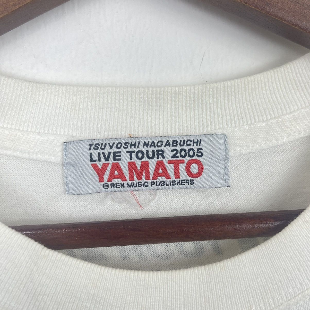 Japanese Brand Vintage Y2K Tsuyoshi Nagabuchi Live Tour 2005 tee Size US XL / EU 56 / 4 - 7 Thumbnail