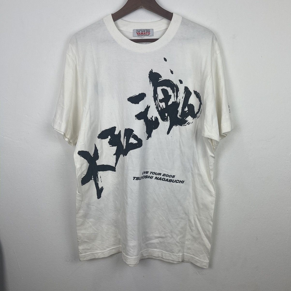 Japanese Brand Vintage Y2K Tsuyoshi Nagabuchi Live Tour 2005 tee Size US XL / EU 56 / 4 - 2 Thumbnail