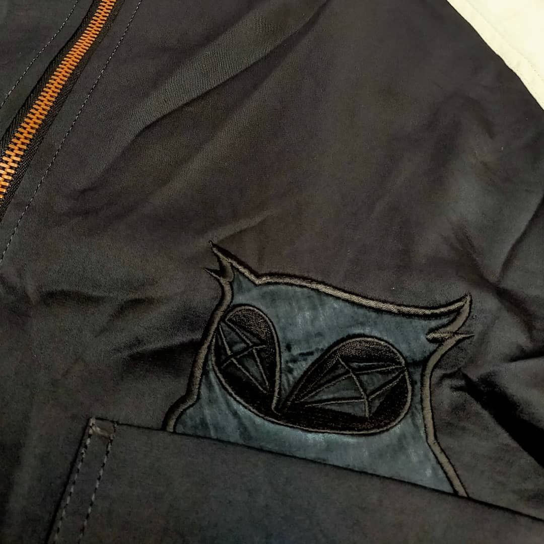 Japanese Brand Lucky Chouette Bomber Silk Size US M / EU 48-50 / 2 - 5 Thumbnail